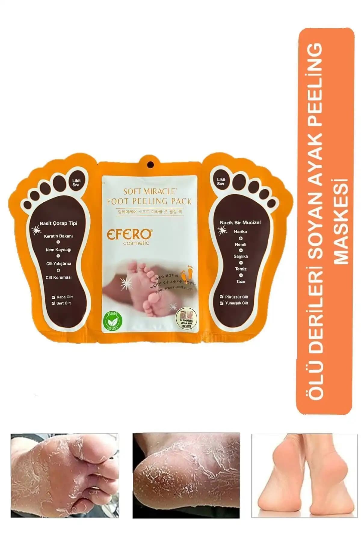 Efero Soft Miracle Ayak Peeling Paketi: Sağlıklı ve Pürüzsüz Ayaklar İçin Etkili Çözüm