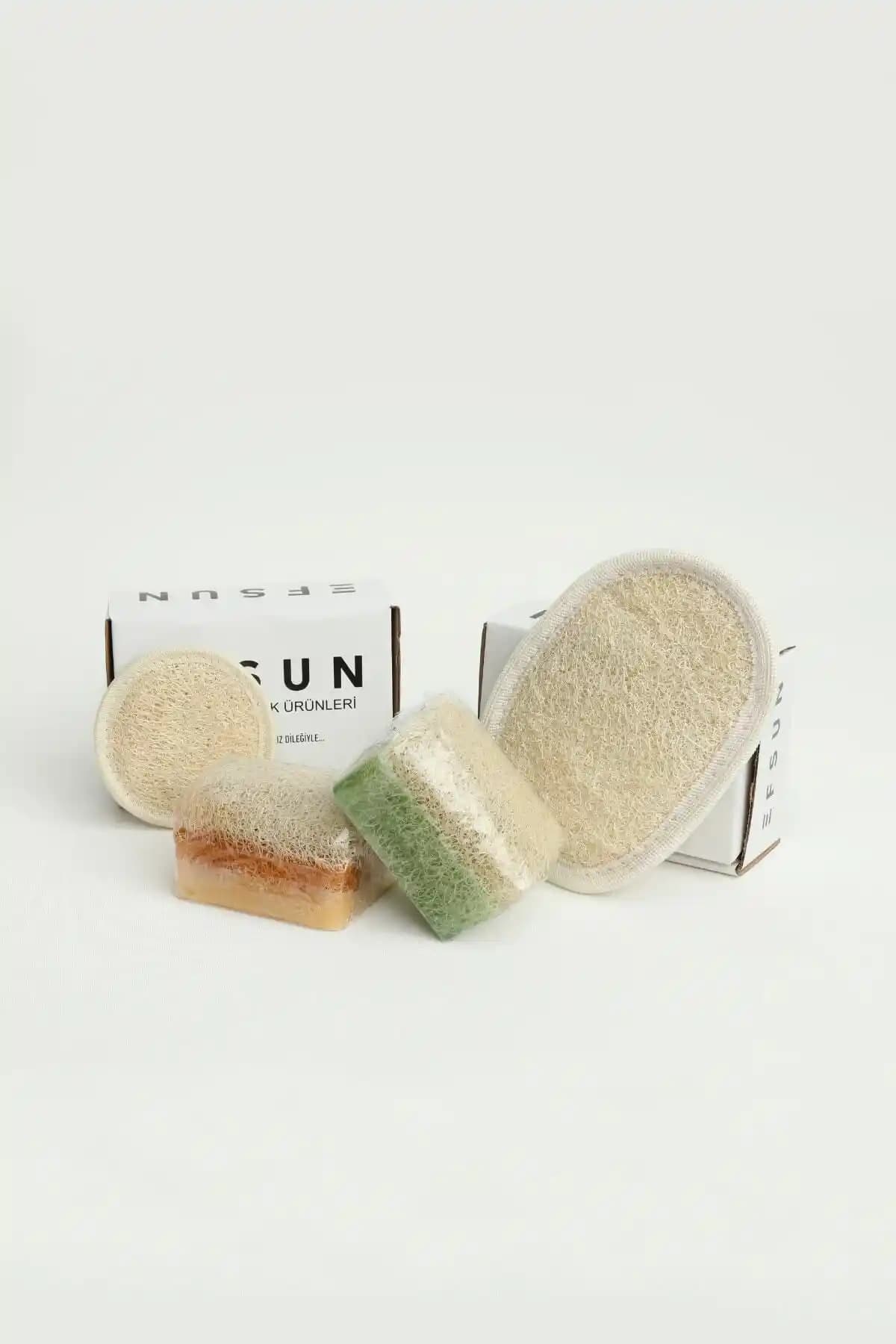 Efsun Premium Doğal Kabak Lifli Sabun Seti Cilt Temizliği ve Bakımı İçin Güçlü Bir Seçenek