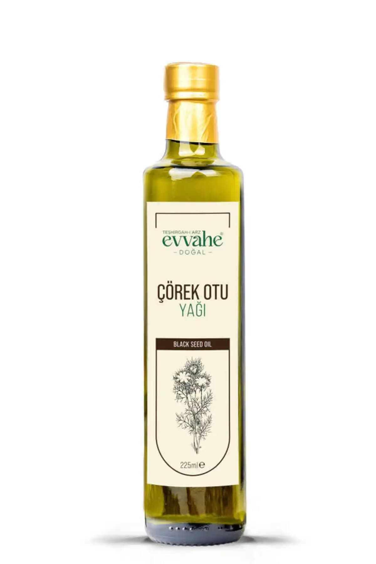 Evvahe Doğal Çörek Otu Yağı 225 ML Sağlıklı ve Doğal Bitkisel Yağ Seçeneği