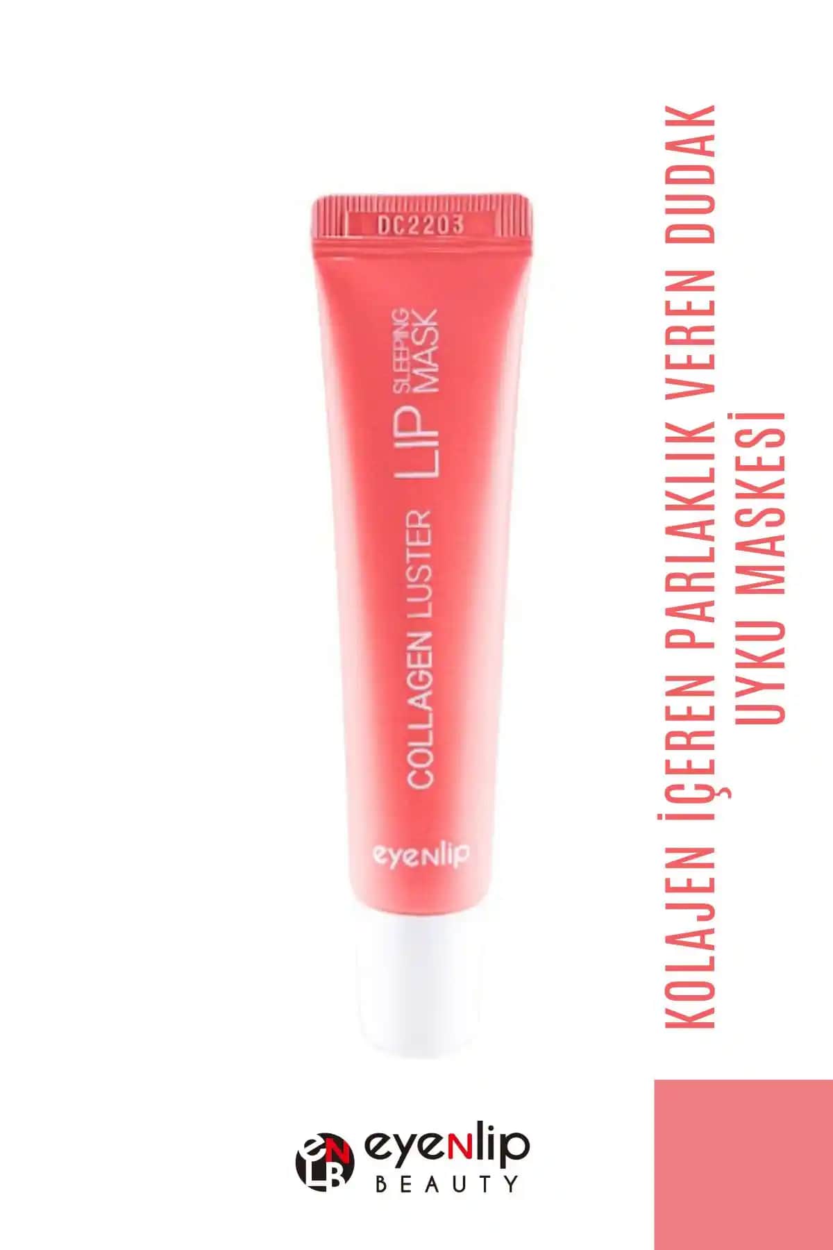 Eyenlip Kolajen İçeren Dudak Maskesi ile Gece Nemlendirme ve Dolgunluk Sağlama