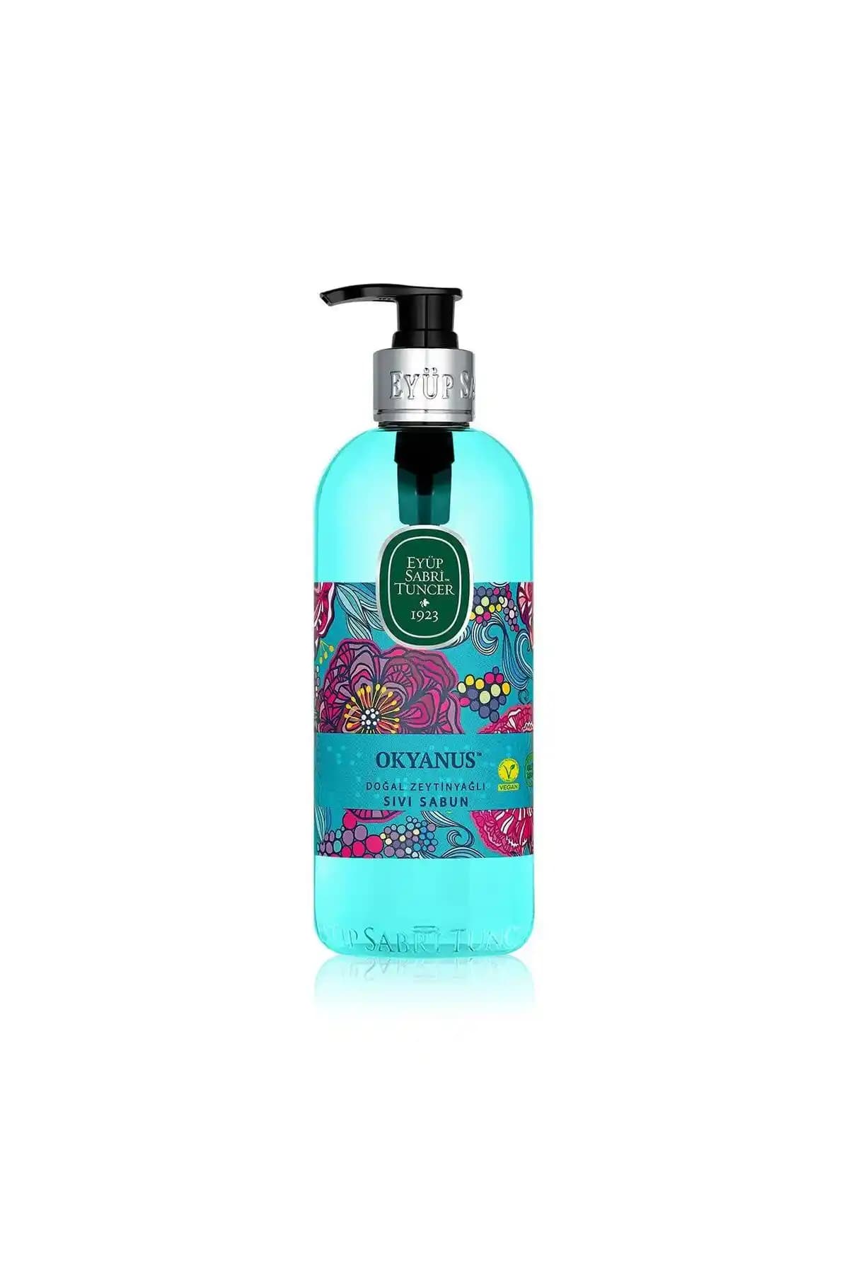 Eyüp Sabri Tuncer Okyanus Doğal Zeytinyağlı Sıvı Sabun 500 ml doğallık ve temizlik sunar