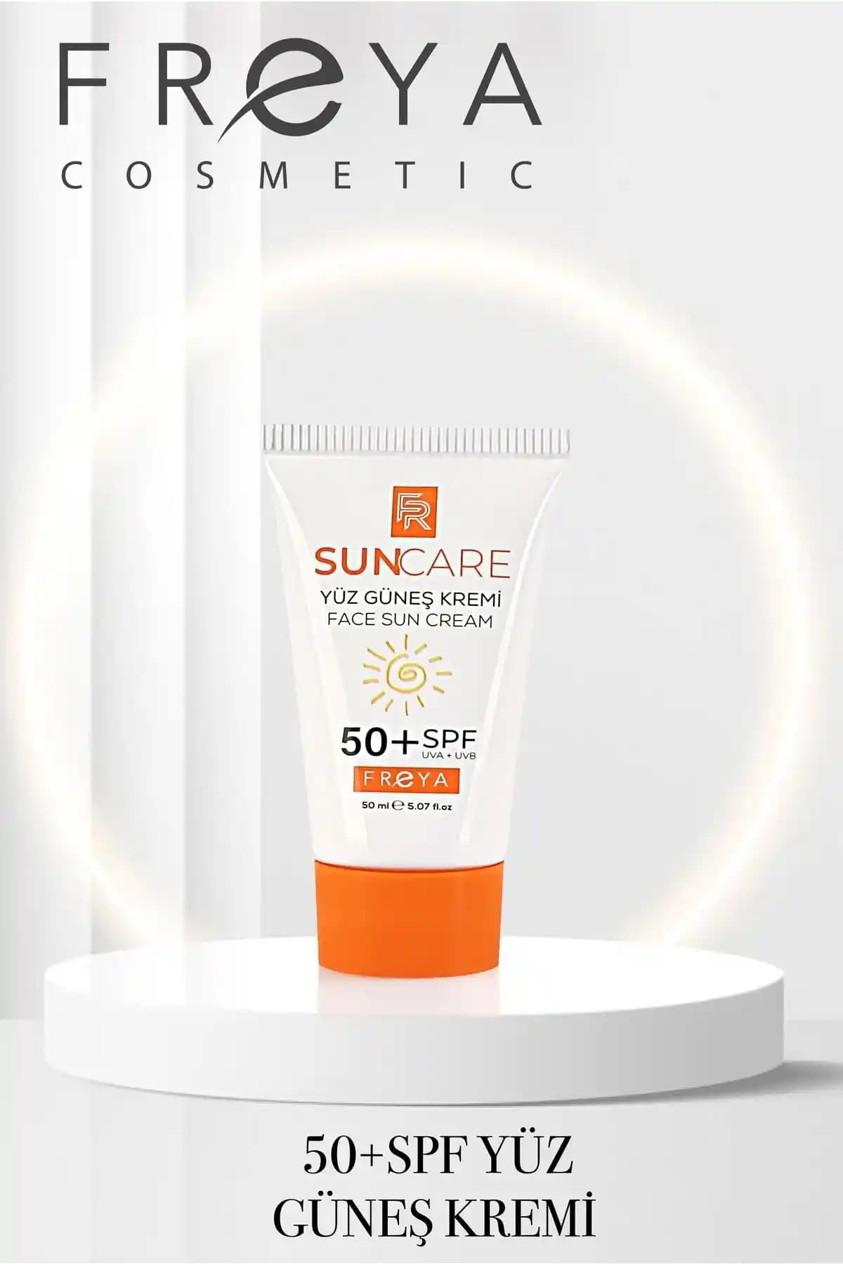 Freya Yüz Güneş Suncare SPF 50+ Güneş Koruyucu ve Leke Karşıtı Yüz Kremi