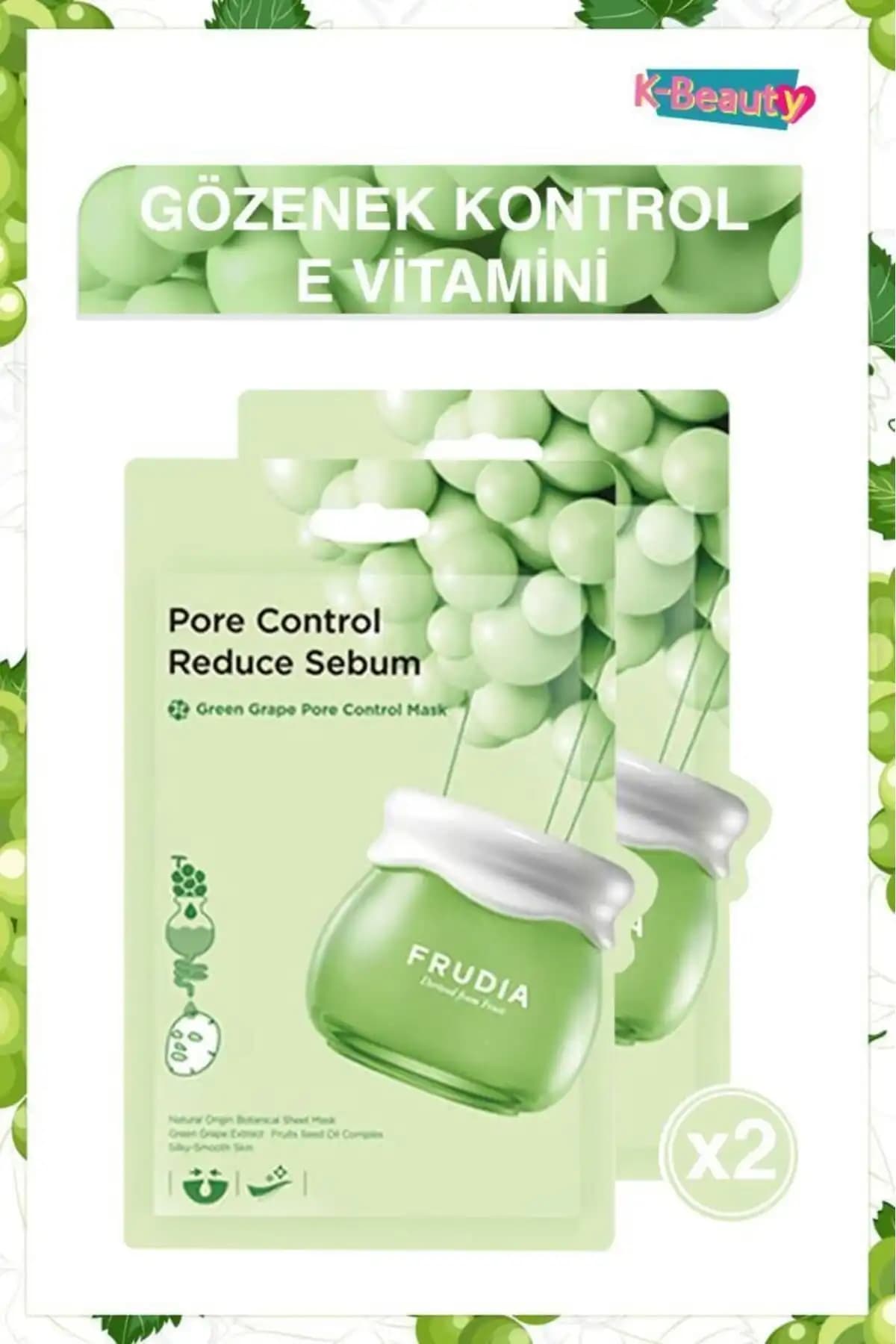 Frudia Green Grape Gözenek Kontrol Yüz Maskesi Detaylı İnceleme ve Kullanım Rehberi