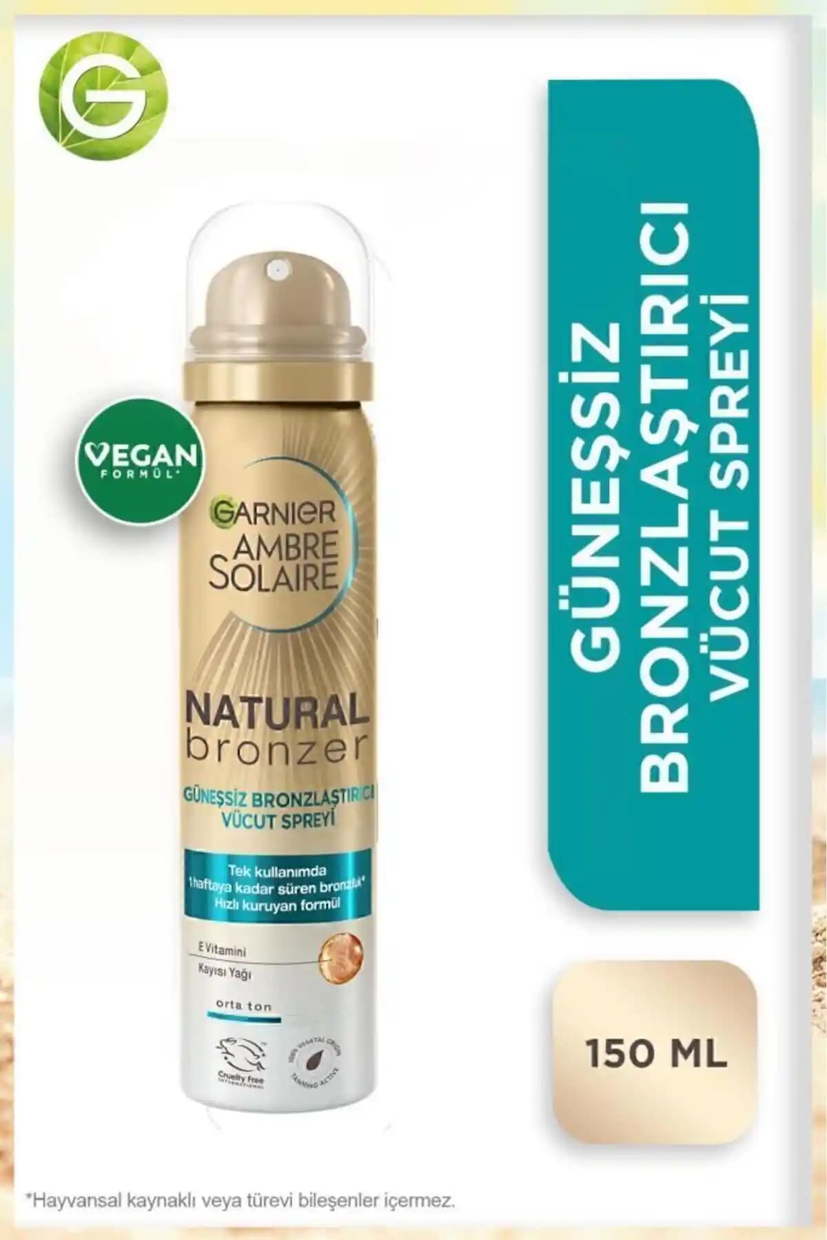 Garnier Ambre Solaire Natural Bronzer Güneşsiz Bronzlaştırıcı Sprey Ürünü Analizi ve Kullanım İpuçları