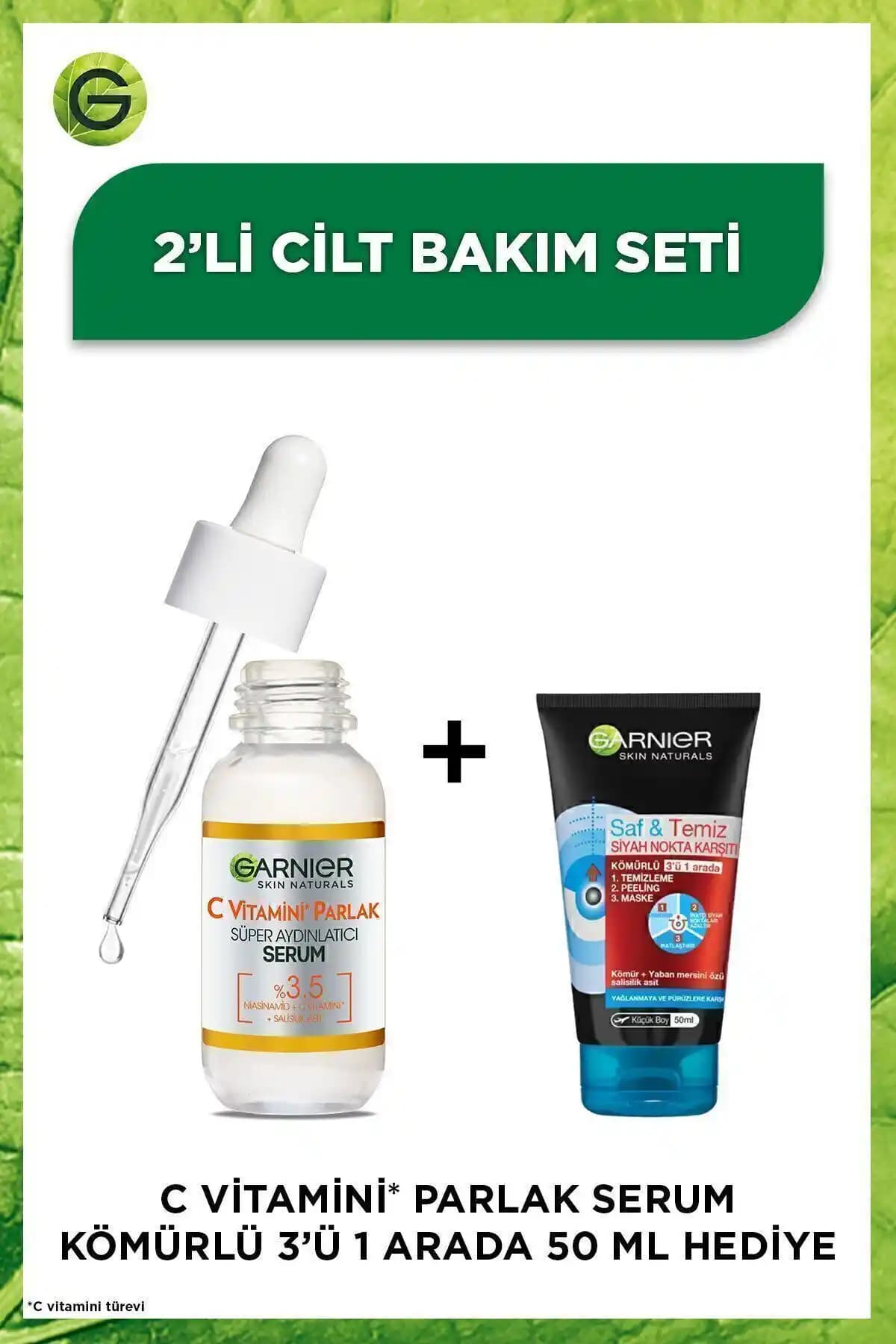Garnier C Vitamini Parlak Süper Aydınlatıcı Serum ve Siyah Nokta Karşıtı Temizleme Maskesi İncelemesi