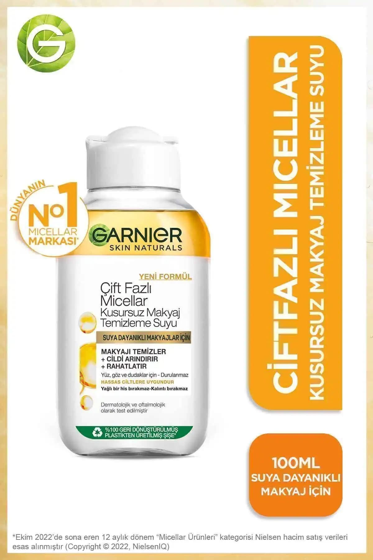 Garnier Çift Fazlı Micellar Makyaj Temizleme Suyu: Hassas Ciltler İçin Etkili ve Pratik Temizlik