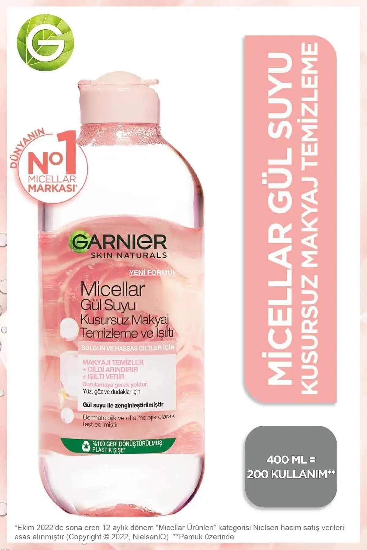 Garnier Micellar Gül Suyu: Hassas Ciltler İçin Doğal ve Etkili Temizlik Çözümü