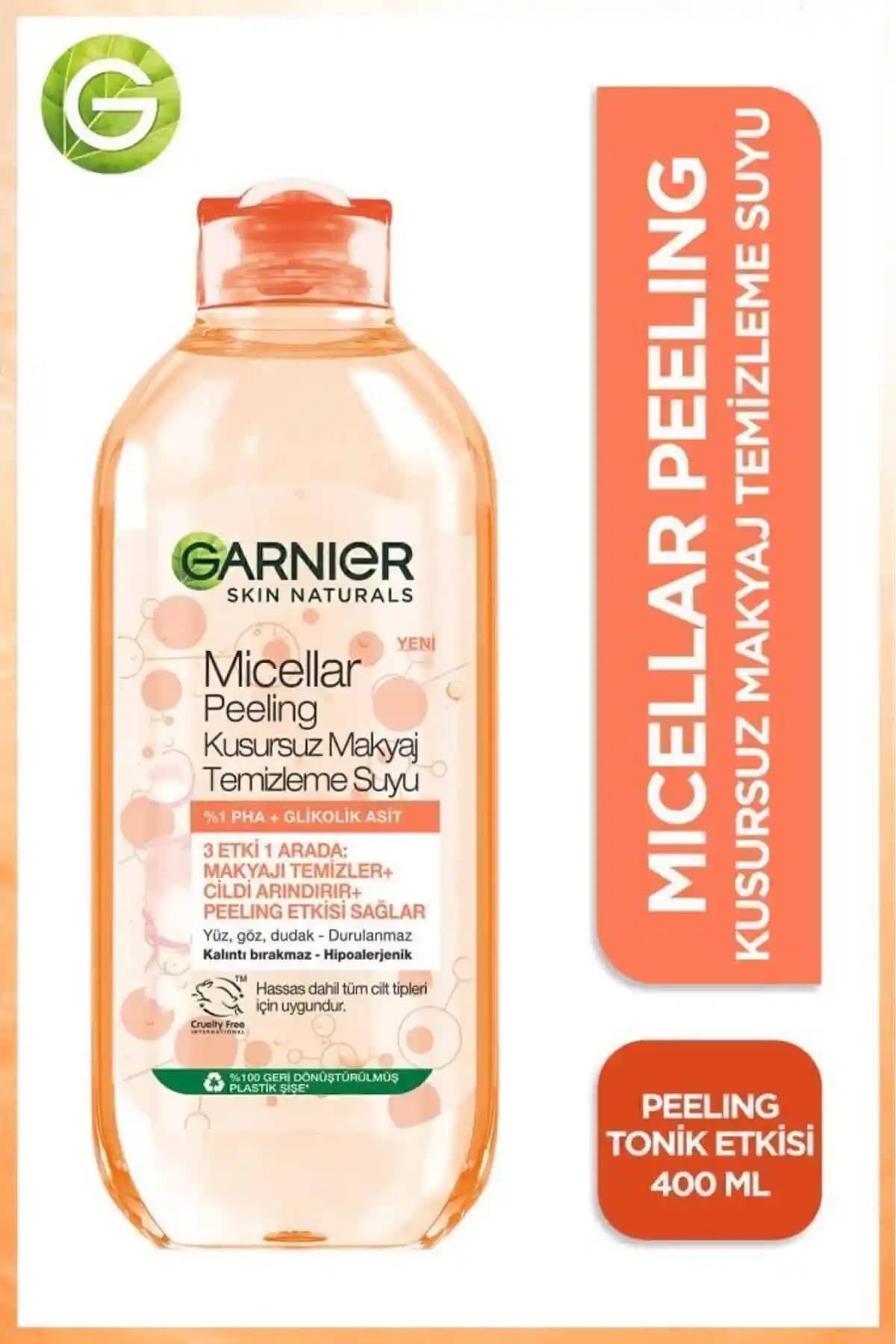 Garnier Micellar Peeling Makyaj Temizleme Suyu: Etkili ve Pratik Temizlik Çözümü