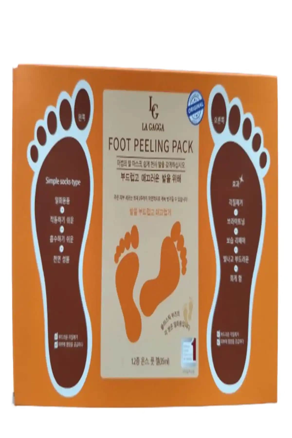Genel Markalar Pasajdanal Foot Peeling Pack ile Evde Profesyonel Ayak Bakımı
