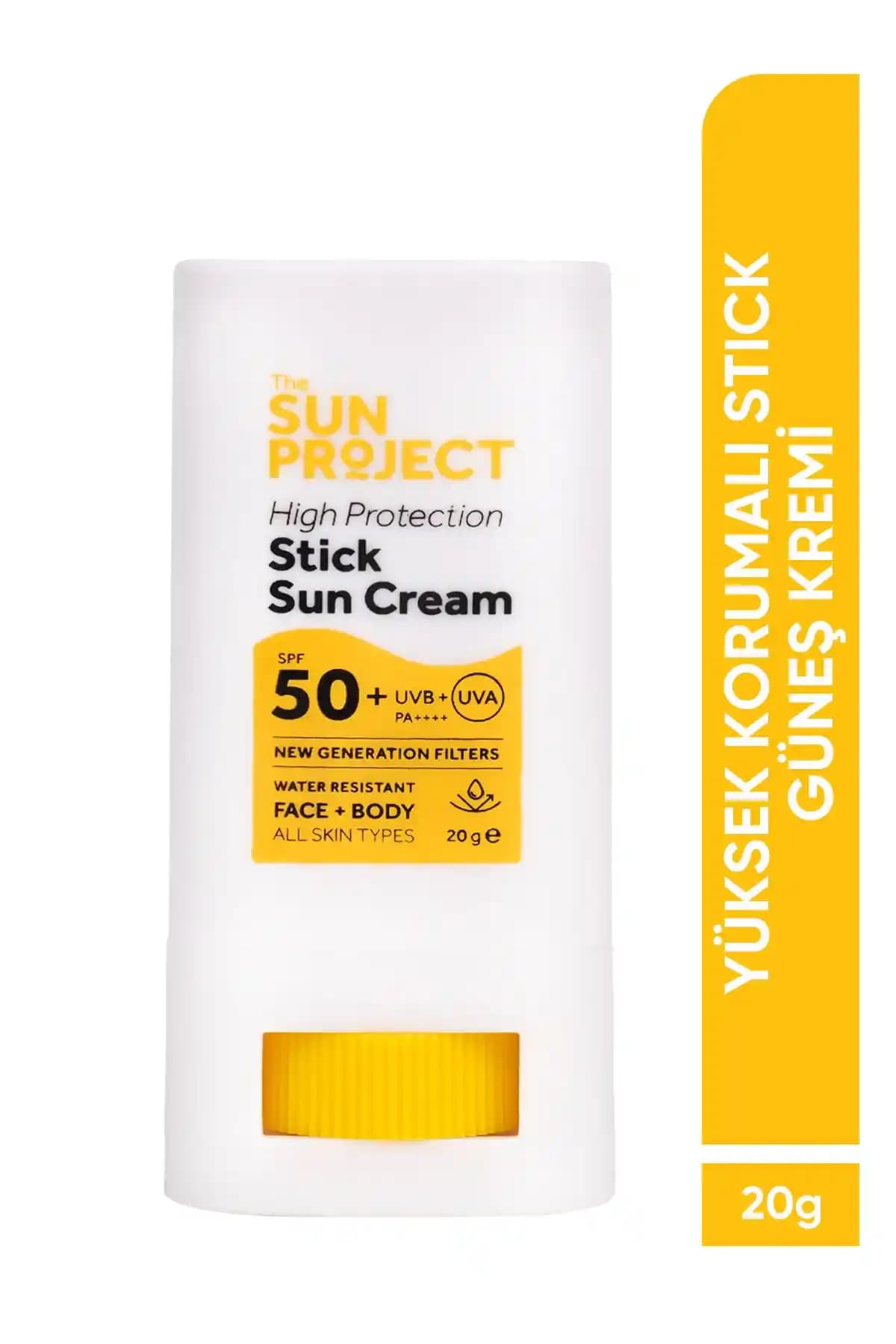 Görkito The Sun Project Yüksek Koruma Güneş Kremi 50+ SPF PA 20 Çeşitli Cilt Tipleri İçin