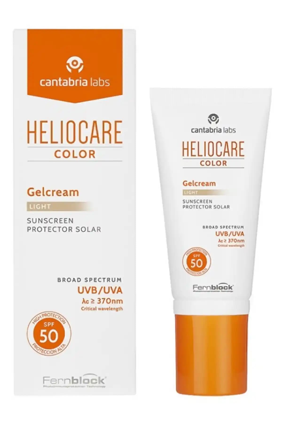 Heliocare Color Gelcream Light SPF 50 Güneş Koruyucu ve Cilt Bakım Ürünü