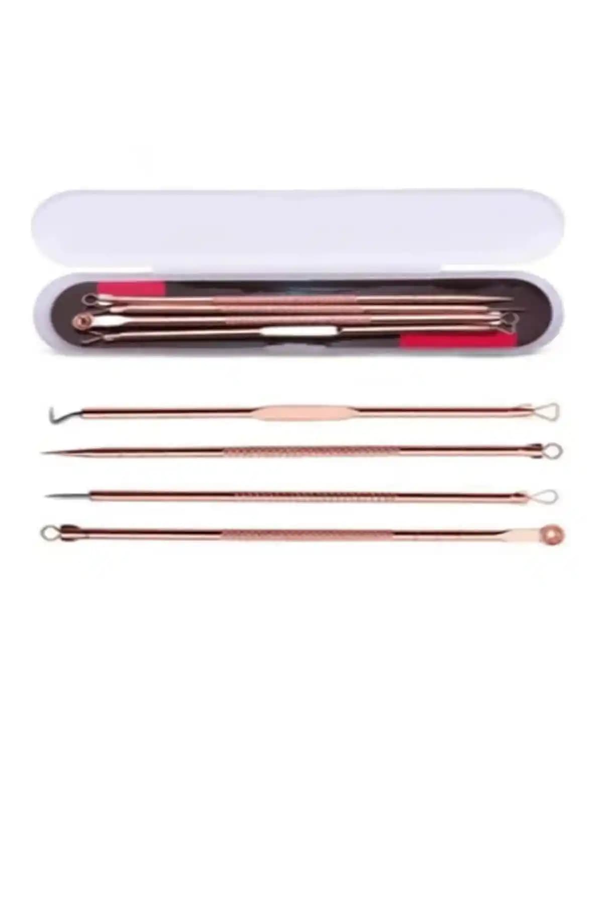 Hepsiofis Paslanmaz Çelik Komedon ve Sivilce Iğne Seti ile Yüz Bakımında Etkili Çözüm