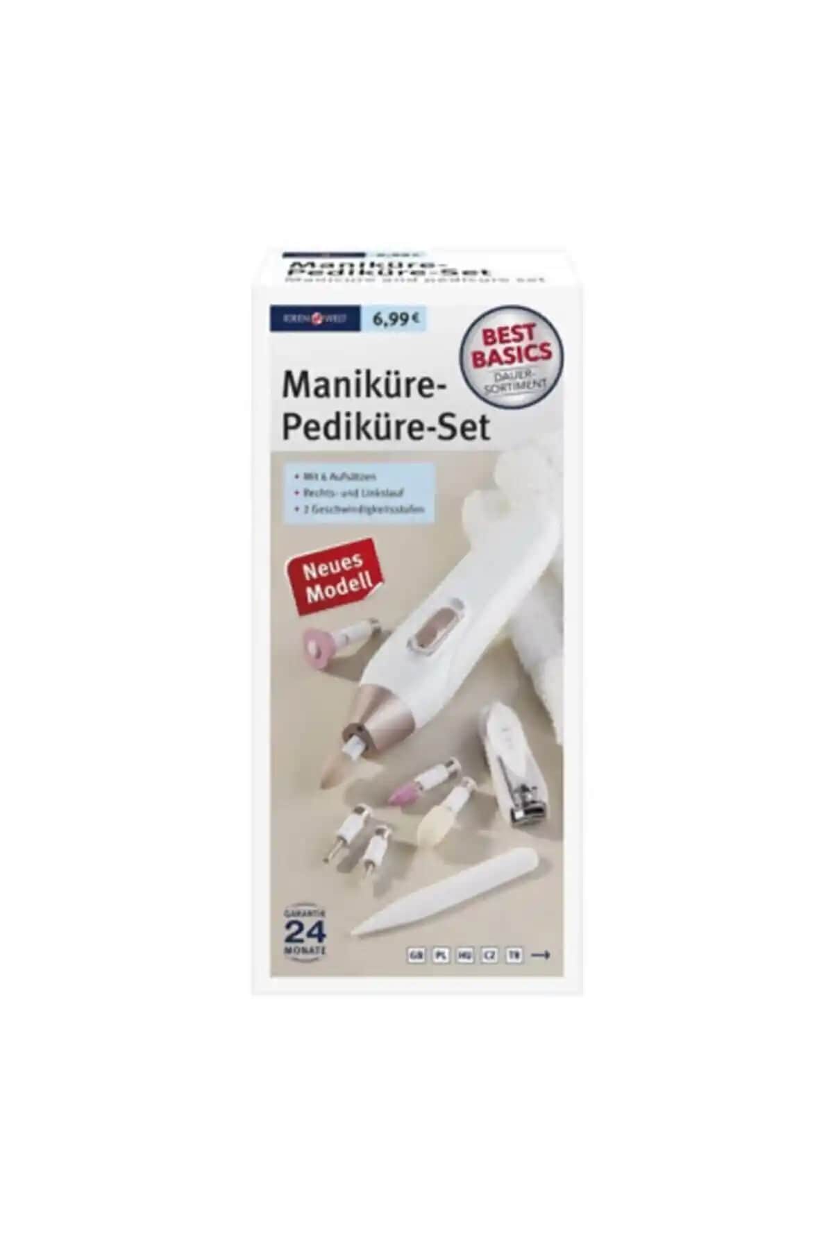 İdeen Welt Rose Renk Pilli Manikür Pedikür Seti: Çok Fonksiyonlu ve Ergonomik Tasarım