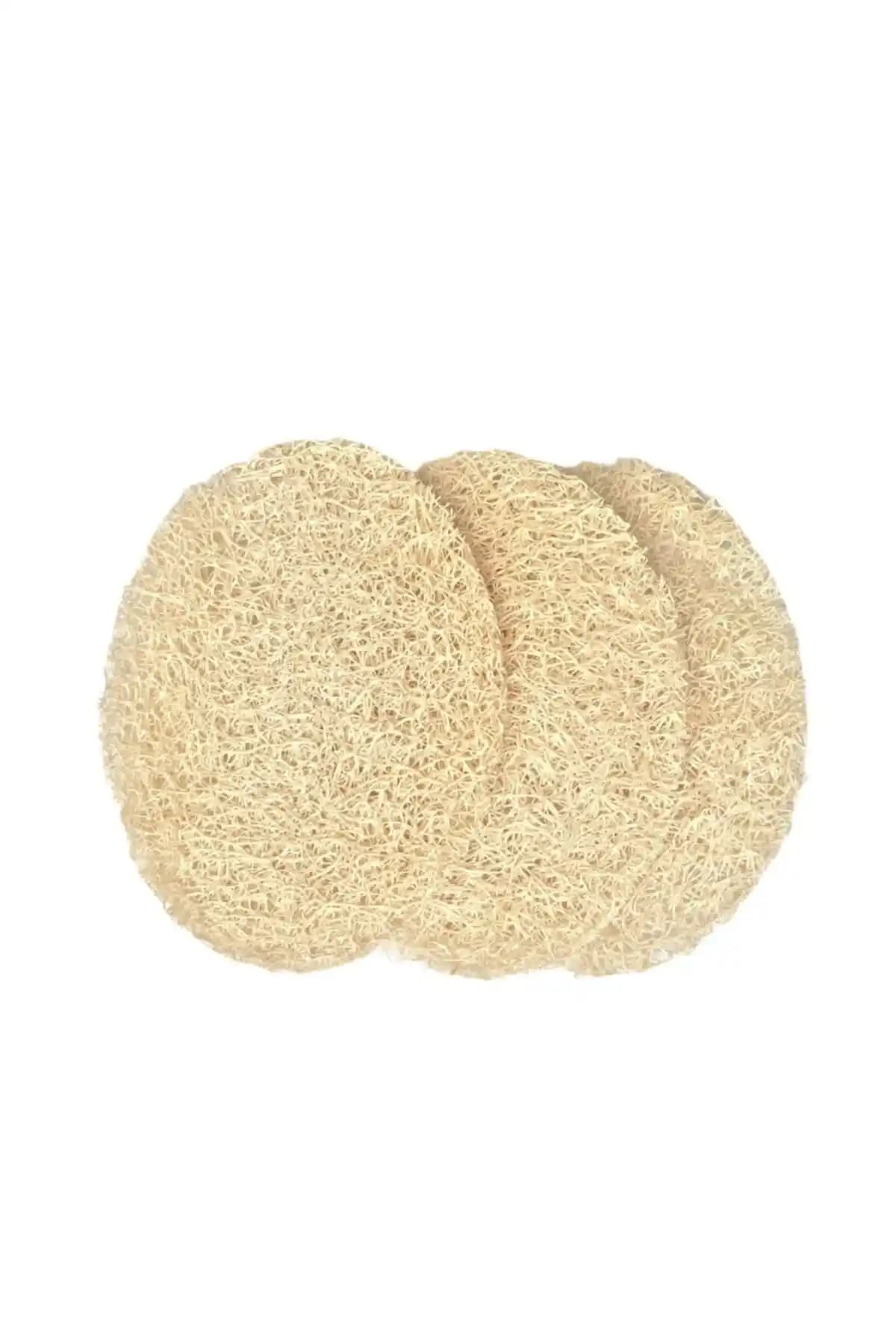 Ilaslan International 3'lü Disk Peeling Yüz Kabak Lifi Doğal ve Organik Cilt Bakım Ürünü