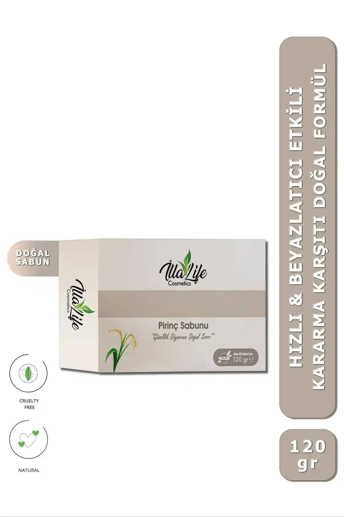 İlla Life Doğal Seri Beyazlatıcı Pirinç Sabunu: Cilt Sağlığını Destekleyen Organik Ürün