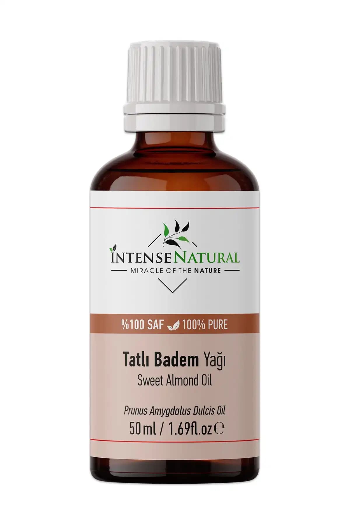 İntense Natural Badem Yağı Türkiye Menşeli Doğal ve Saf Güzellik ve Bakım Ürünü