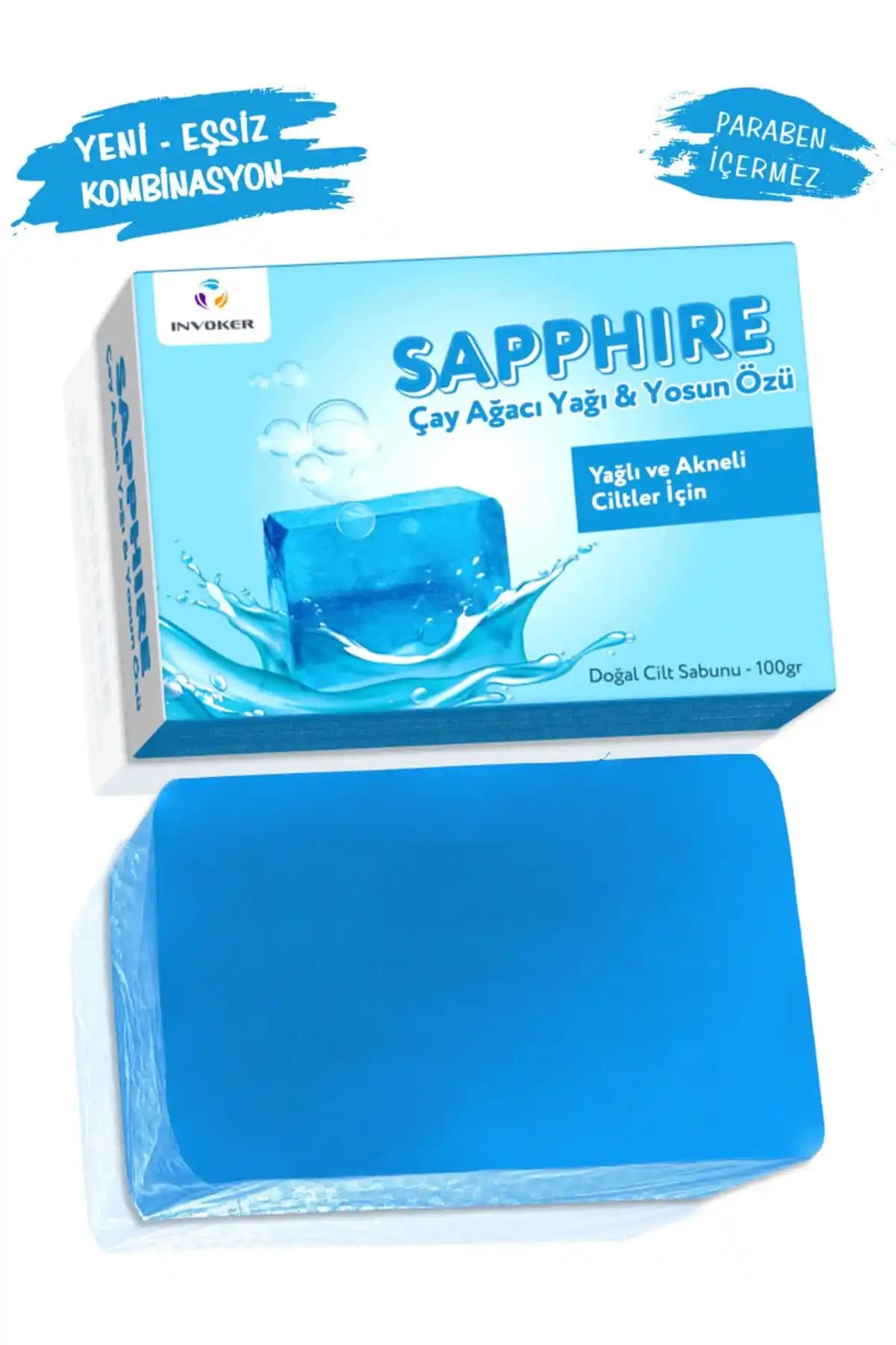 INVOKER Akne ve Siyah Nokta Karşıtı Yüz Sabunu: Doğal ve Etkili Cilt Temizleme Çözümü