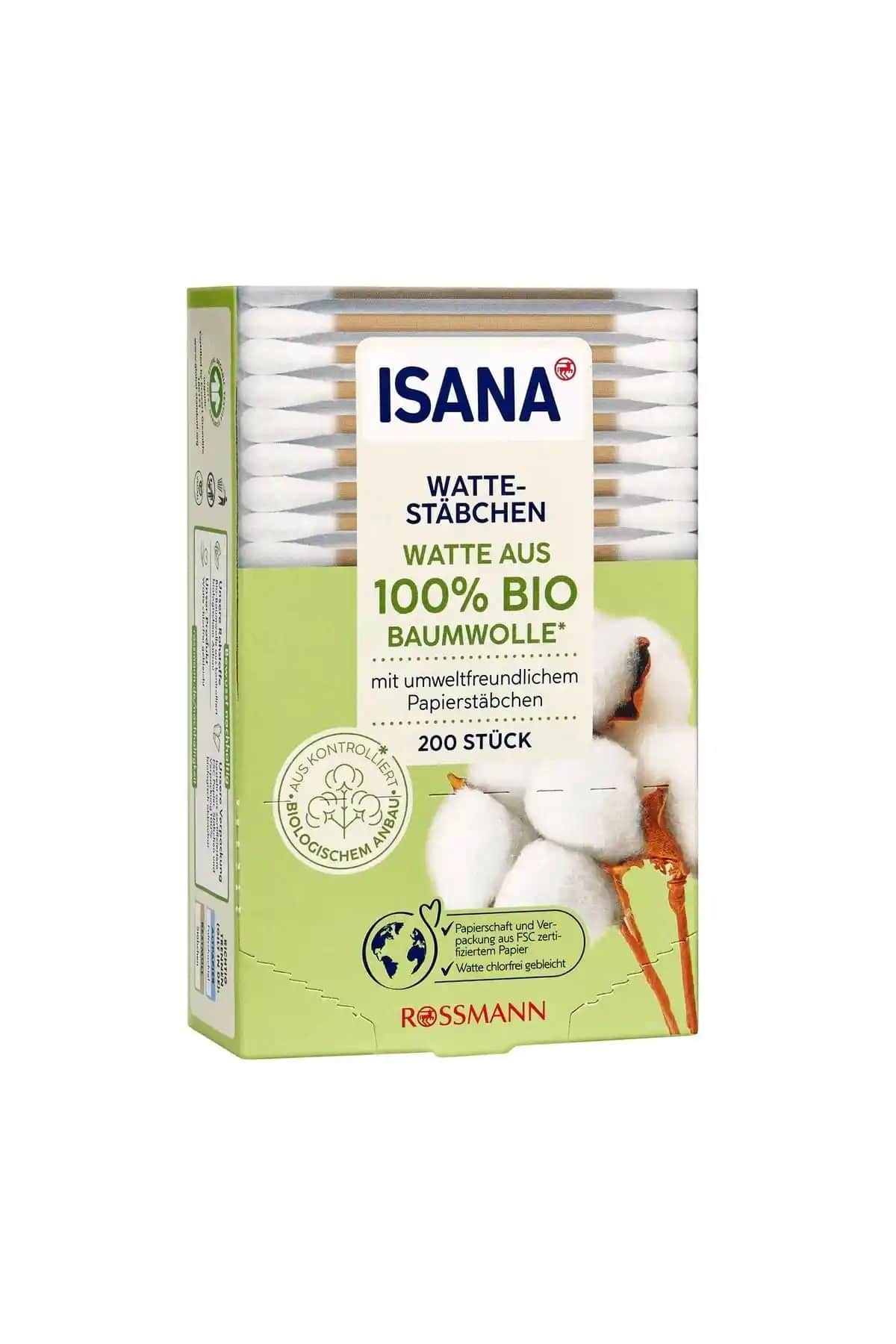 ISANA Bio Organik Kulak Çubuğu: Doğal ve Çevre Dostu Temizlik Seçeneği