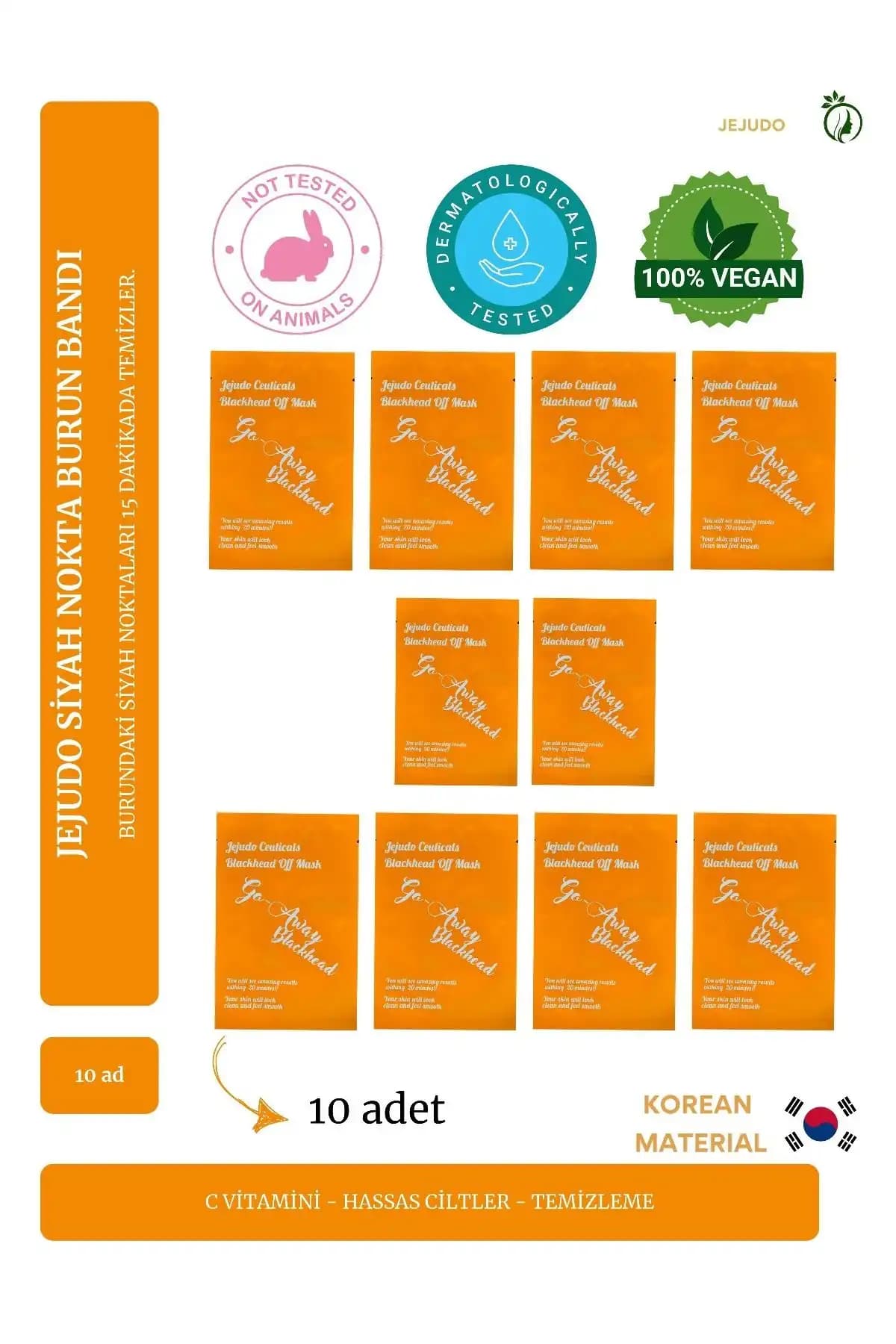 JEJUDO Ceuticals Siyah Noktaları Temizleyen Burun Bandı Ürün Özellikleri ve Kullanım Rehberi