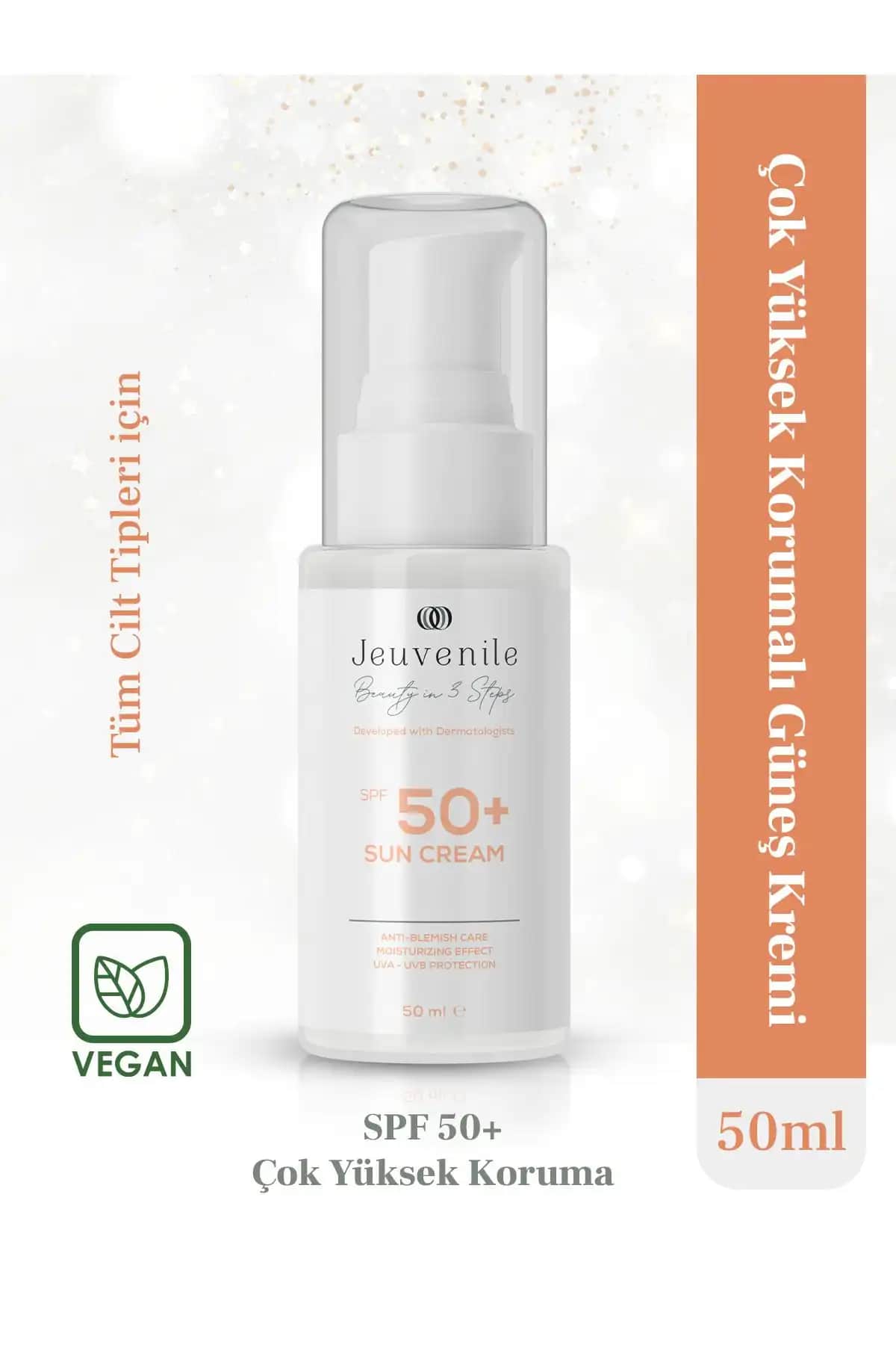 2025'te Cildinizi Güneşin Zararlarından Koruyacak Jeuvenile SPF 50+