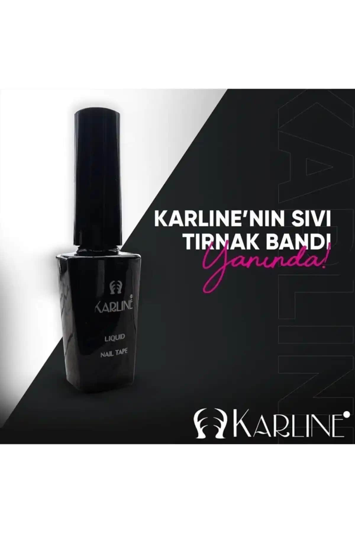 Karline Tırnak Bariyeri Oje Sürme Ban<dı> 8ml Pratik ve Hassas Tırnak Koruma Çözümü
