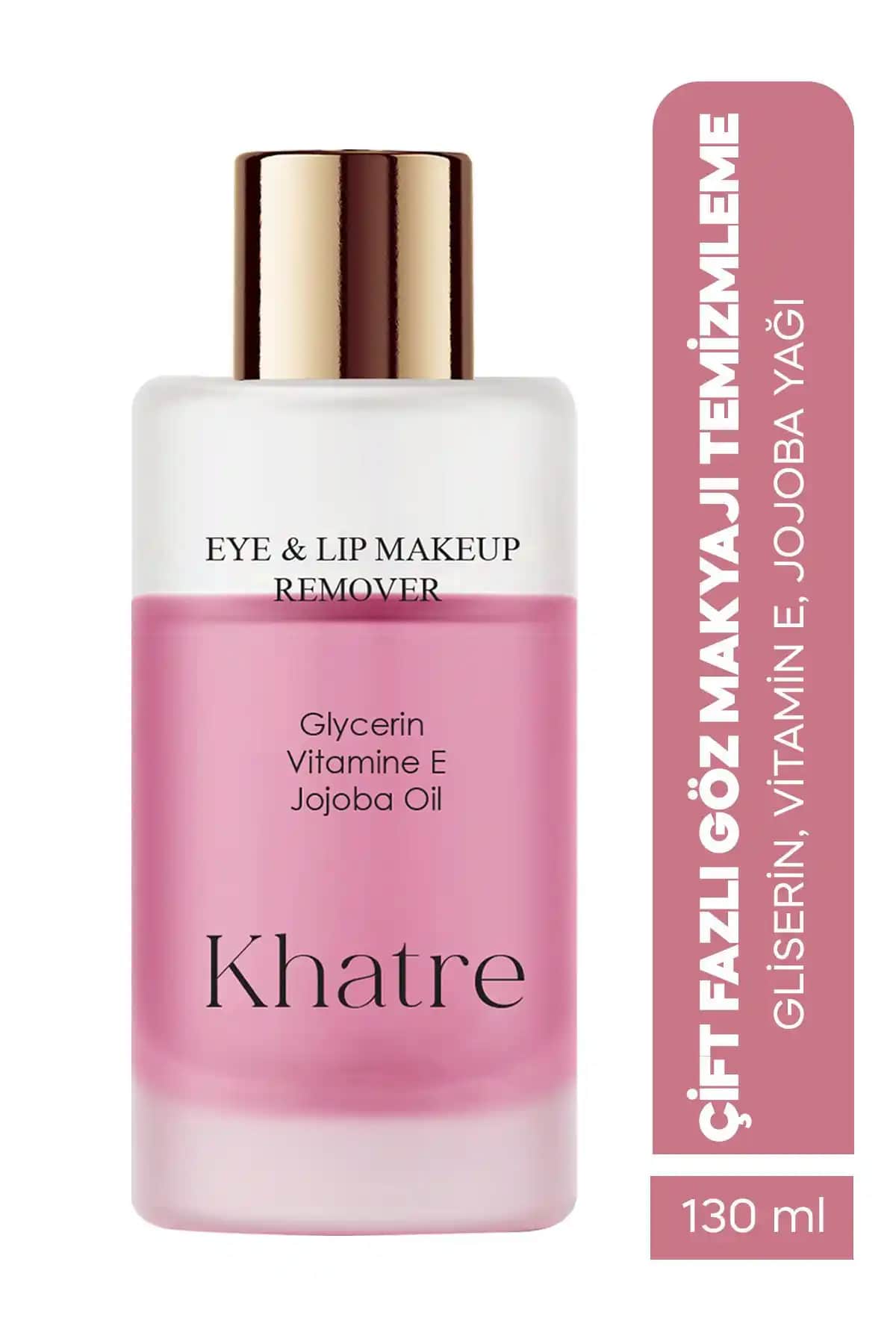 KHATRE Çift Fazlı Göz Makyajı Temizleme Ürünü: Hassas Ciltler İçin Güçlü Temizlik ve Bakım