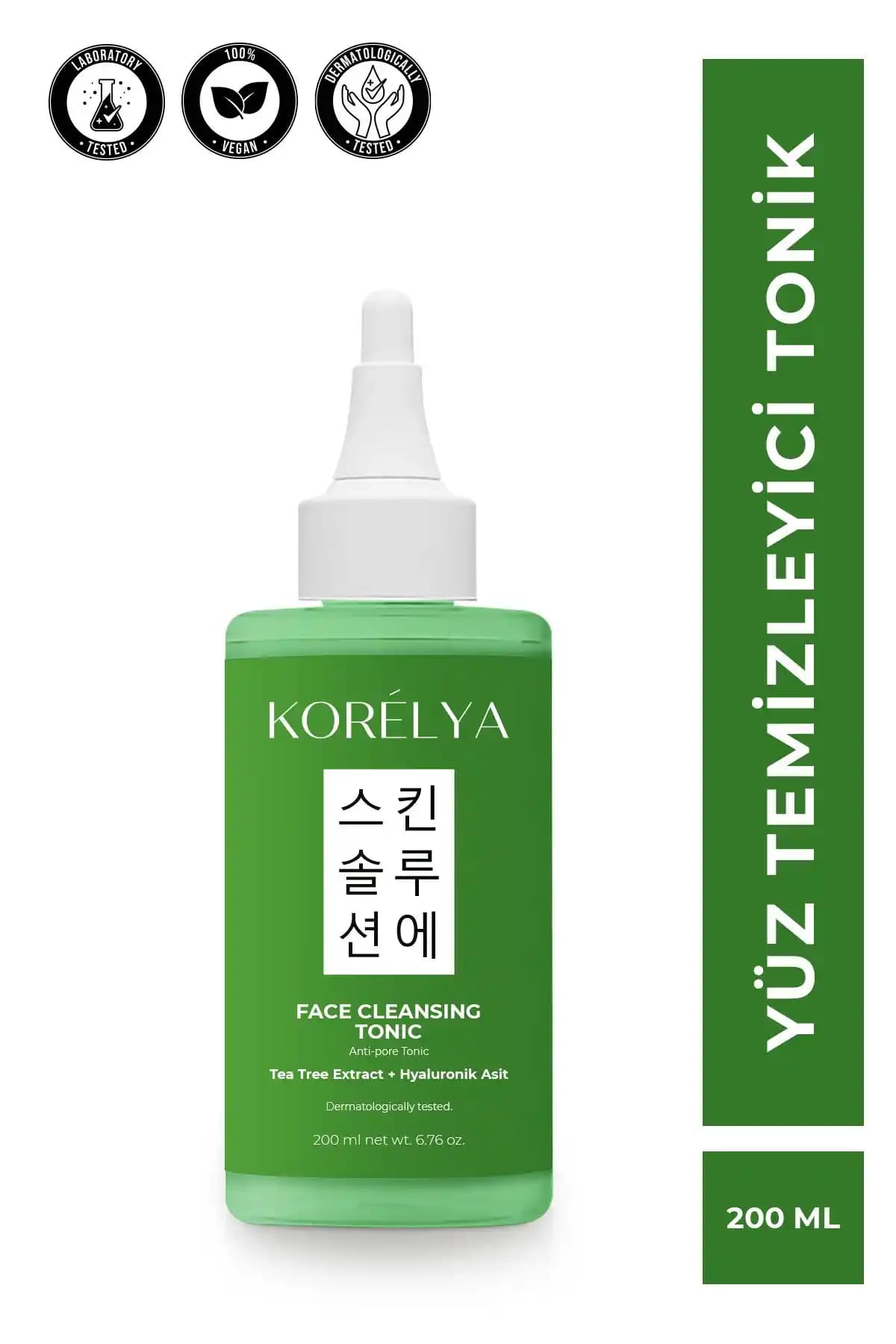KORELYA Yüz Temizleme Toniği: Hassas Ciltler İçin Derinlemesine Temizlik ve Yatıştırıcı Etki