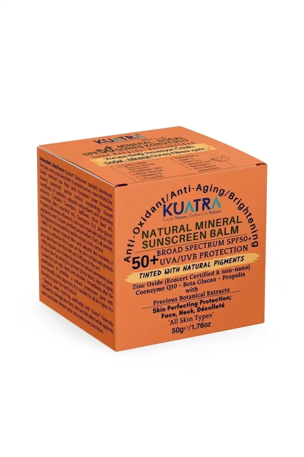 Kuatra SPF 50 Mineral Güneş Koruyucu: Doğal ve Yüksek Koruma Sağlayan Anti-Aging Özellikleriyle