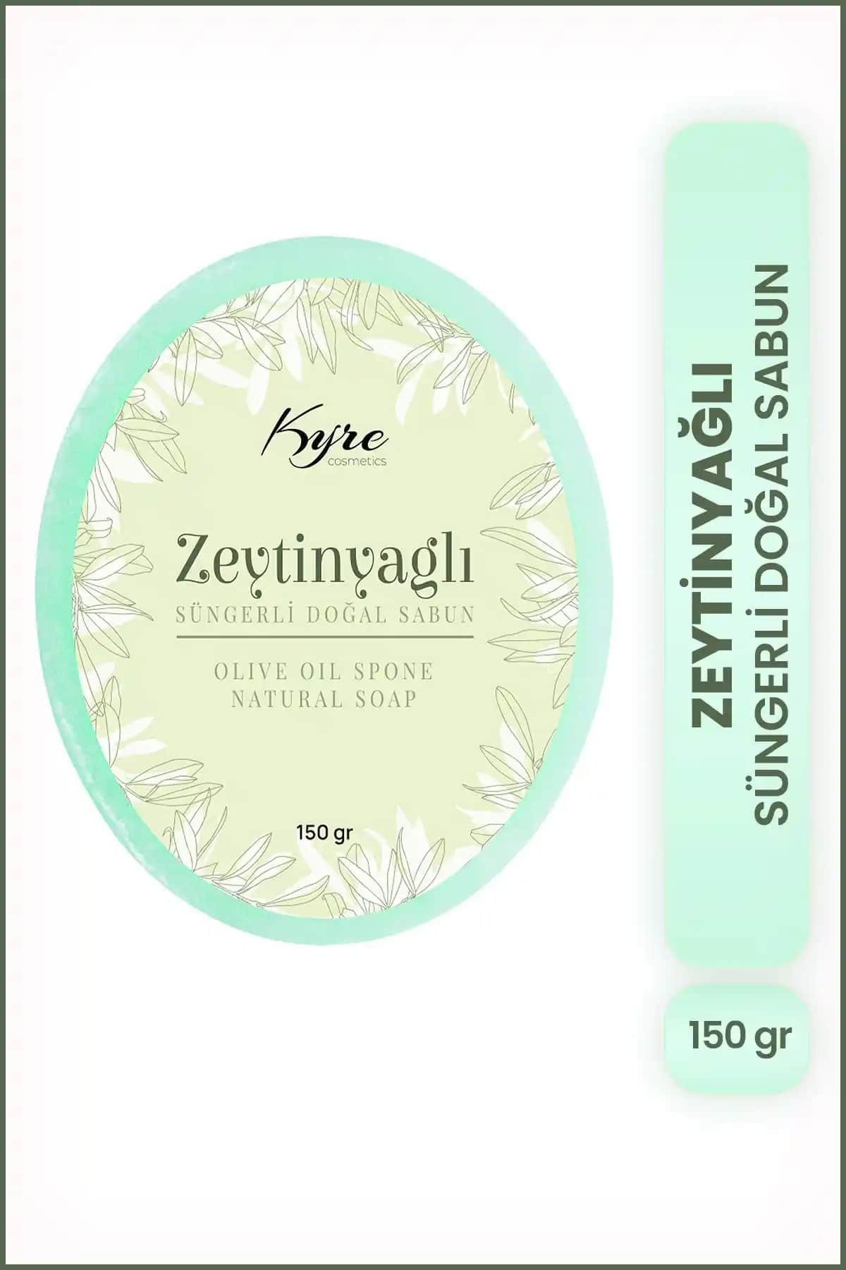 Kyre Zeytinyağlı Süngerli Doğal Sabun: Doğal ve Etkili Cilt Temizliği İçin Uygun Ürün