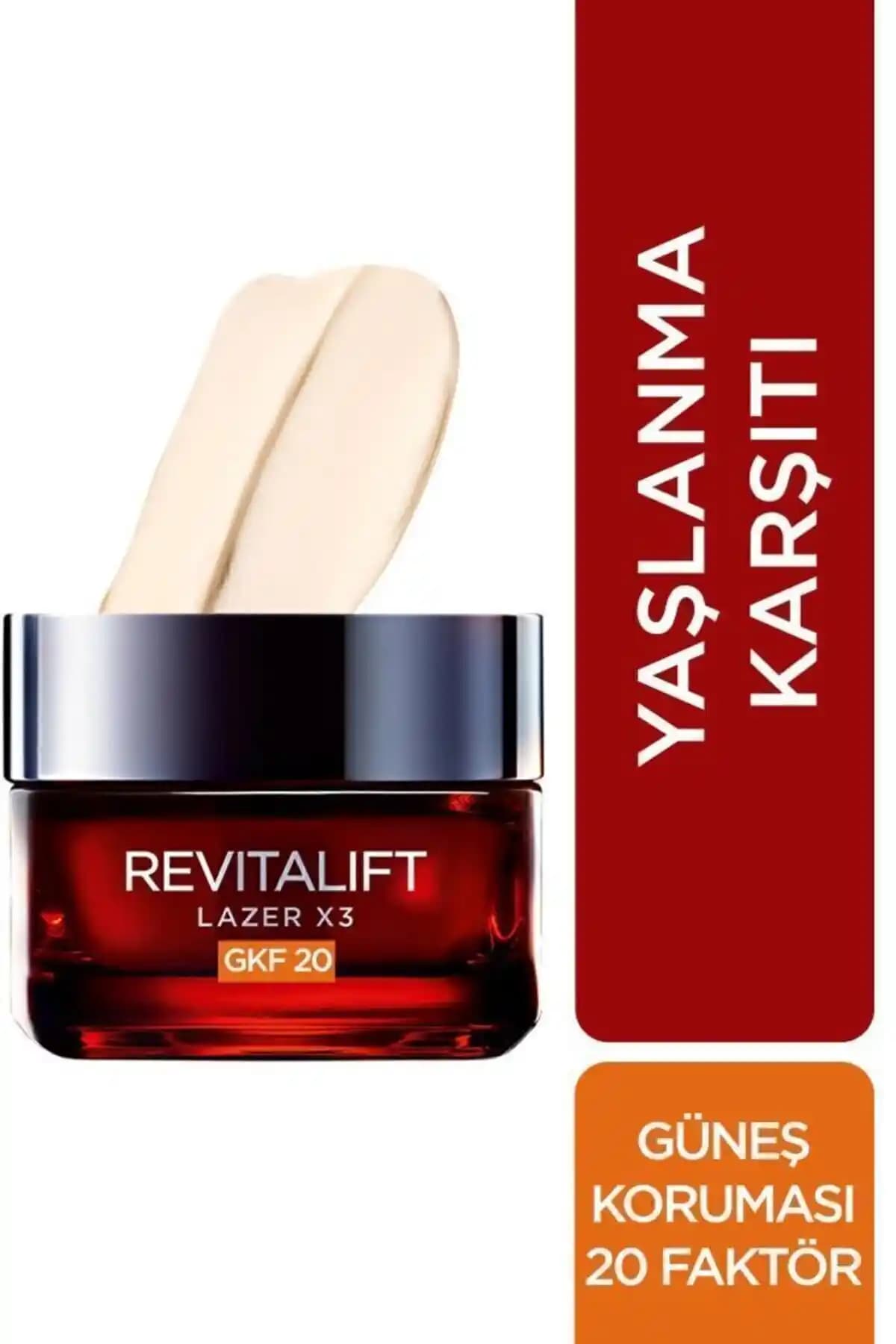 L'Oreal Paris Revitalift Lazer X3: Gelişmiş Yaşlanma ve Leke Karşıtı Cilt Bakım Kremi