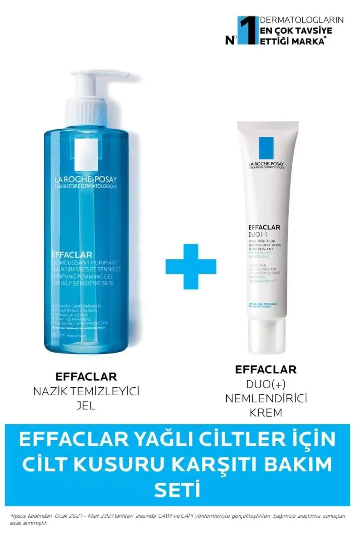 La Roche Posay Effaclar Yağlı Ciltler İçin Bakım Seti: Temizlik ve Sivilce Kontrolü