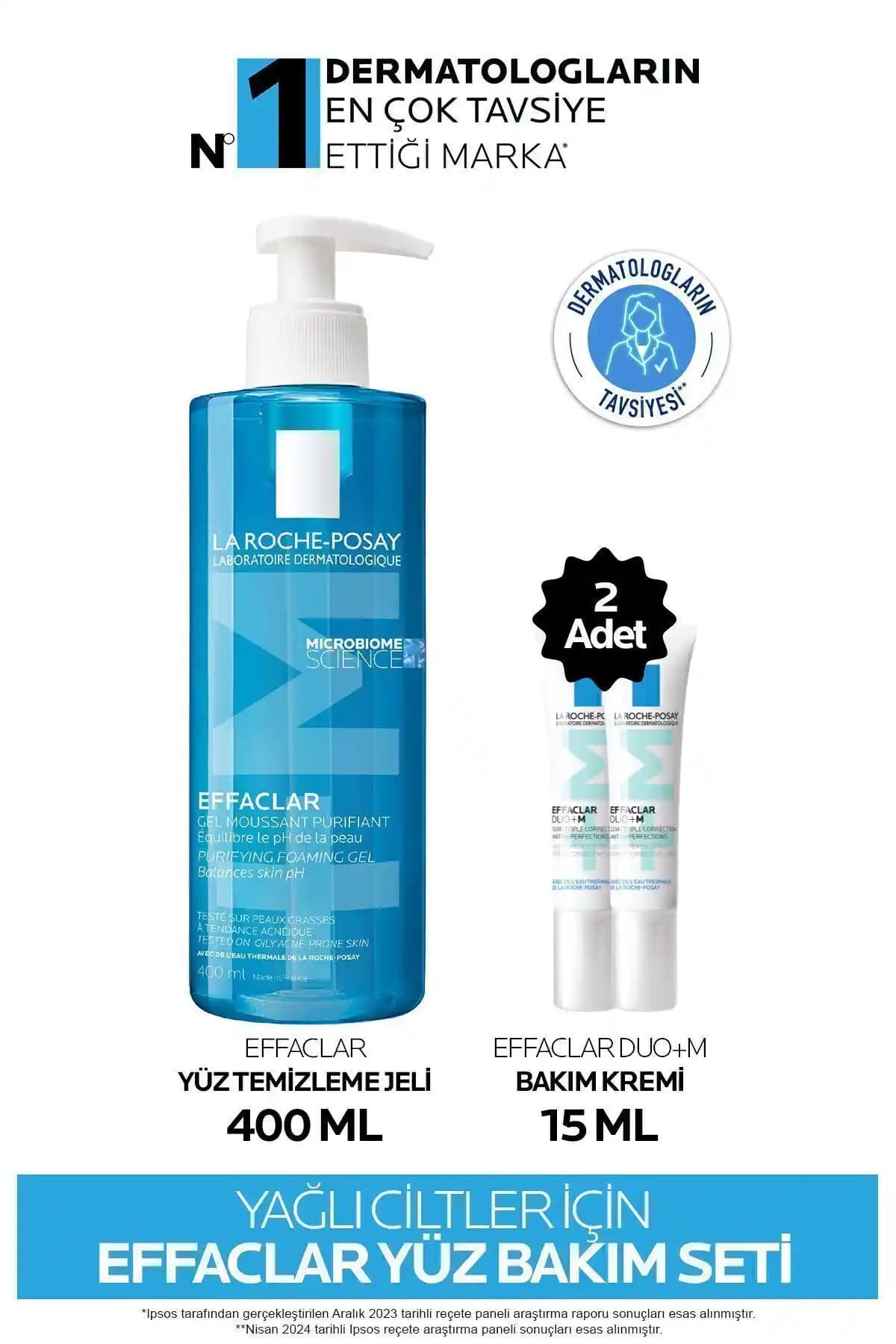 La Roche Posay Effaclar Yüz Bakım Seti Yağlı ve Sivilce Eğilimli Ciltler İçin Etkili Çözüm