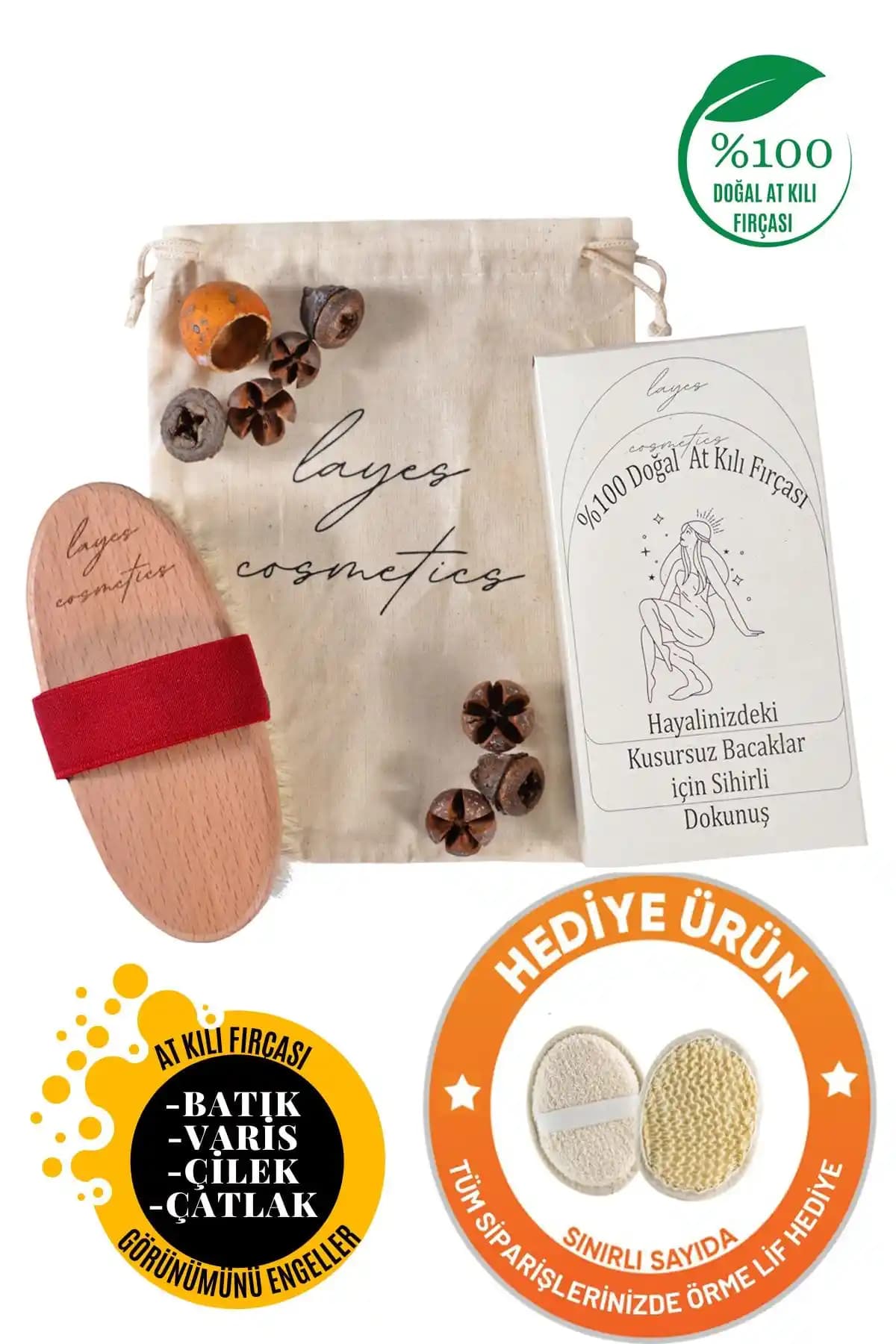 Layes Doğal At Kılı Selülit Fırçası ile Cilt Bakımında Etkili Sonuçlar