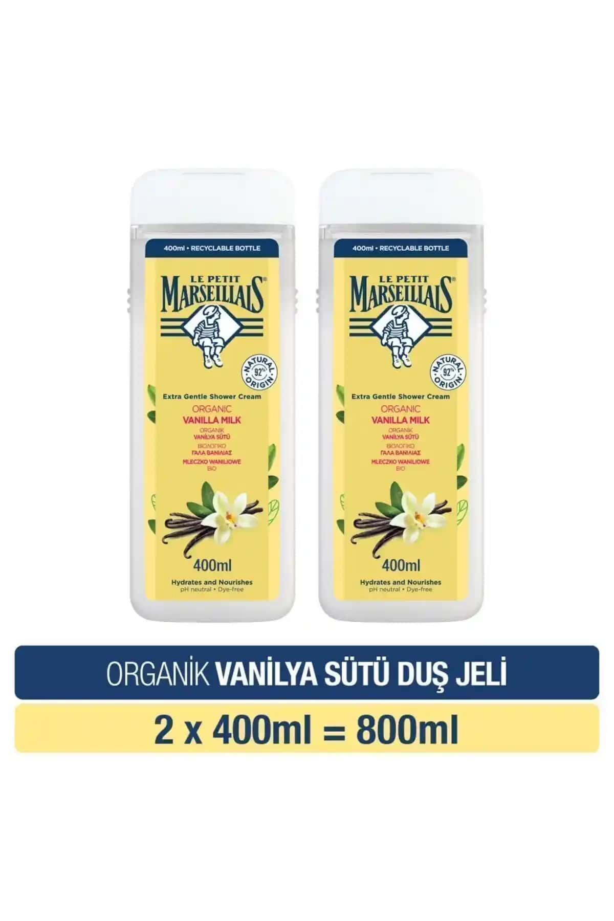 Le Petit Marseillais Vanilya Sütü Duş Jeli: Nemlendirici ve Hoş Kokulu Günlük Bakım Ürünü