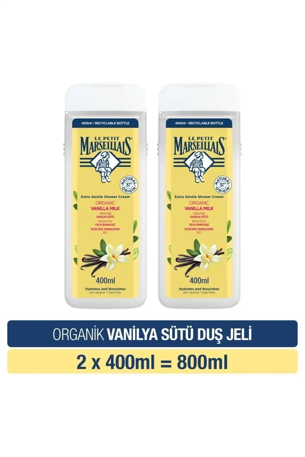 Le Petit Marseillais Vanilya Sütü Duş Jeli: Nemlendirici ve Hoş Kokulu Günlük Bakım Ürünü
