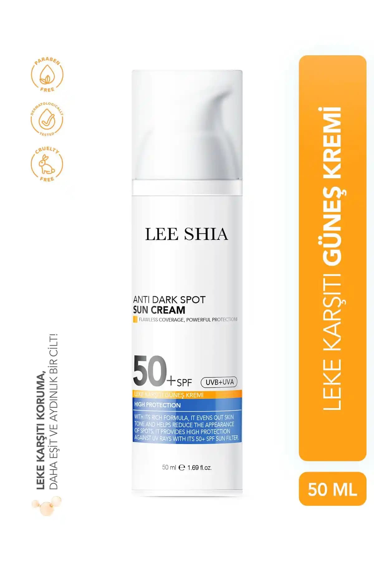 Lee Shia SPF 50+ Güneş Kremi: Yüksek Koruma ve Güvenilir Güneş Koruyucu