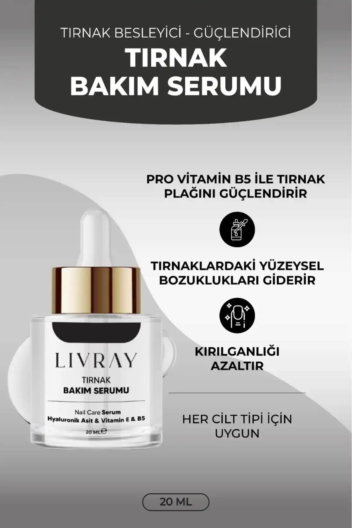 Livray Tırnak Bakım Serumu ile Güçlü ve Sağlıklı Tırnaklara Kavuşun