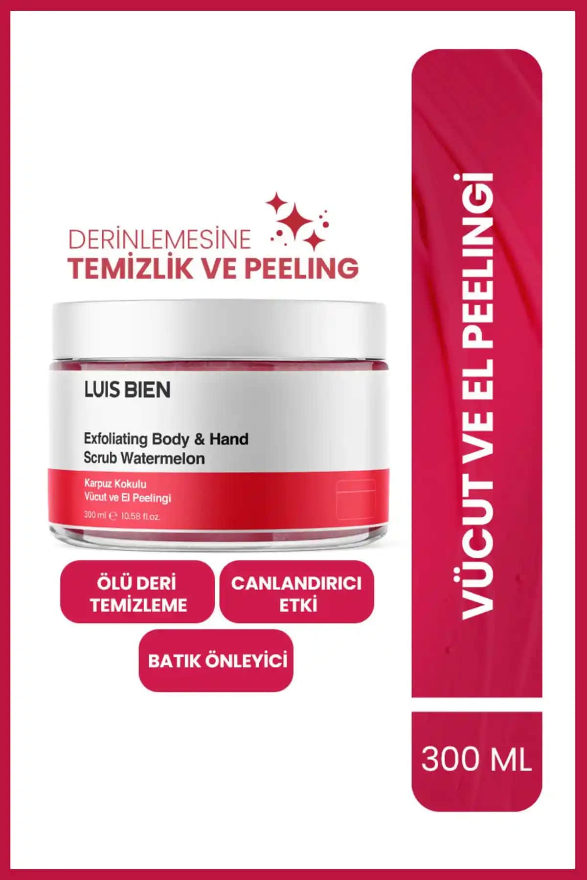 Luis Bien Karpuz Özlü Vücut Peelingi ile Cilt Temizliği ve Yenilenmesi Nasıl Sağlanır