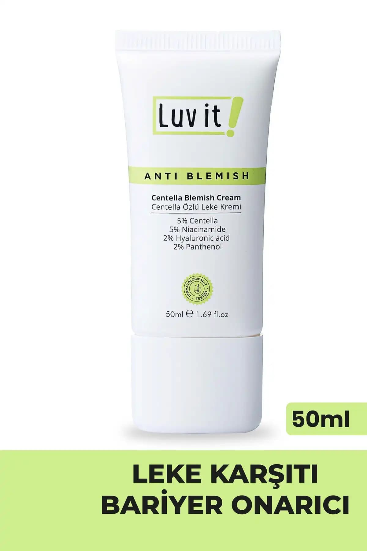 Luv It! Centella Özlü Leke Karşıtı Nemlendirici Krem: Hassas ve Lekeli Ciltler İçin Güçlü Bakım