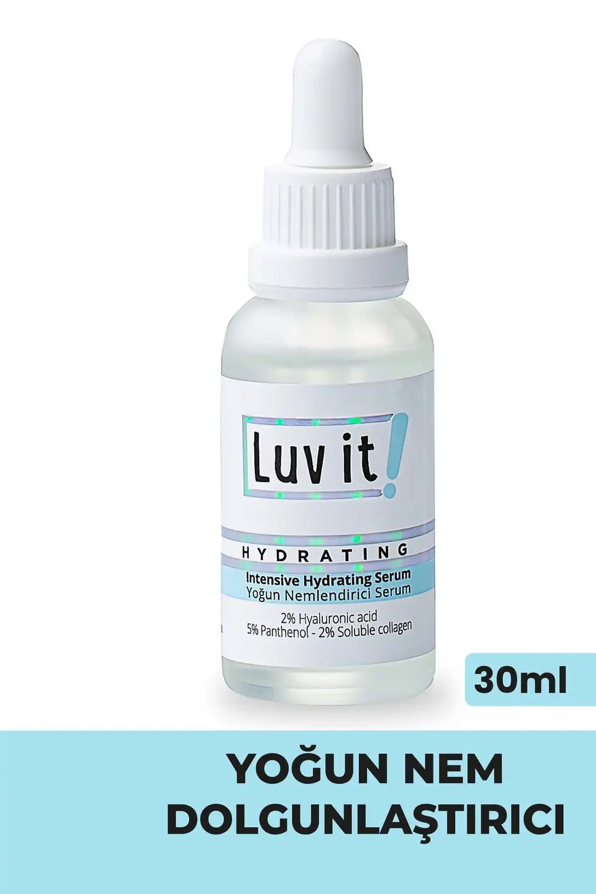 Luv it Yoğun Nemlendirici Serum: Cilt Elastikiyetini Artıran ve Nem Dengesini Sağlayan Ürün