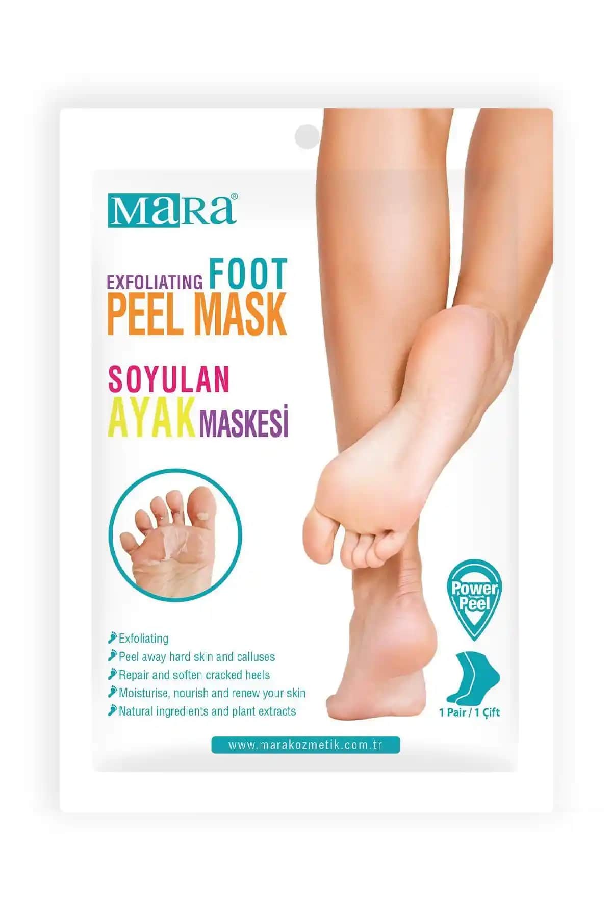 Mara Exfoliating Ayak Peeling Maskesi ile Pürüzsüz ve Yenilenmiş Ayaklara Kavuşun
