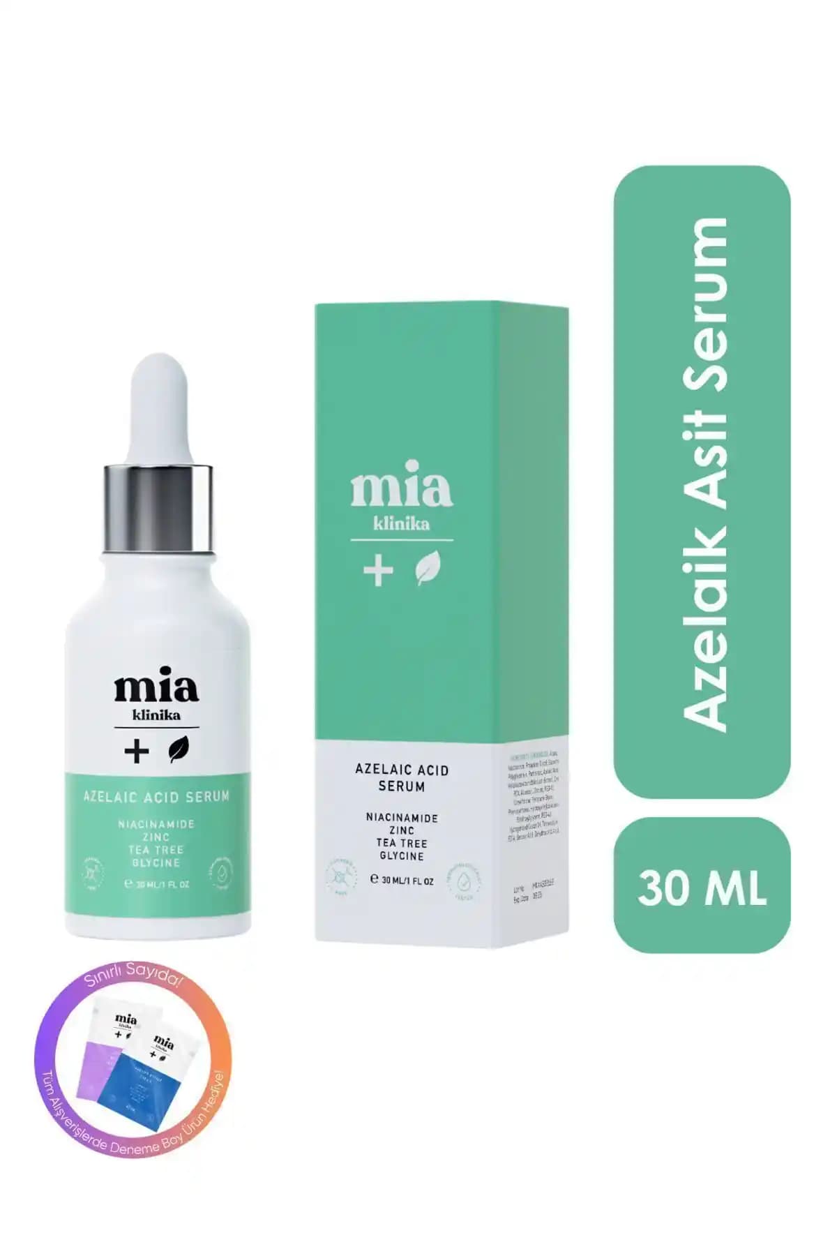 Mia Klinika Azelaik Asit Serumu Hassas ve Sivilceli Ciltler İçin Etkili Bakım Çözümü