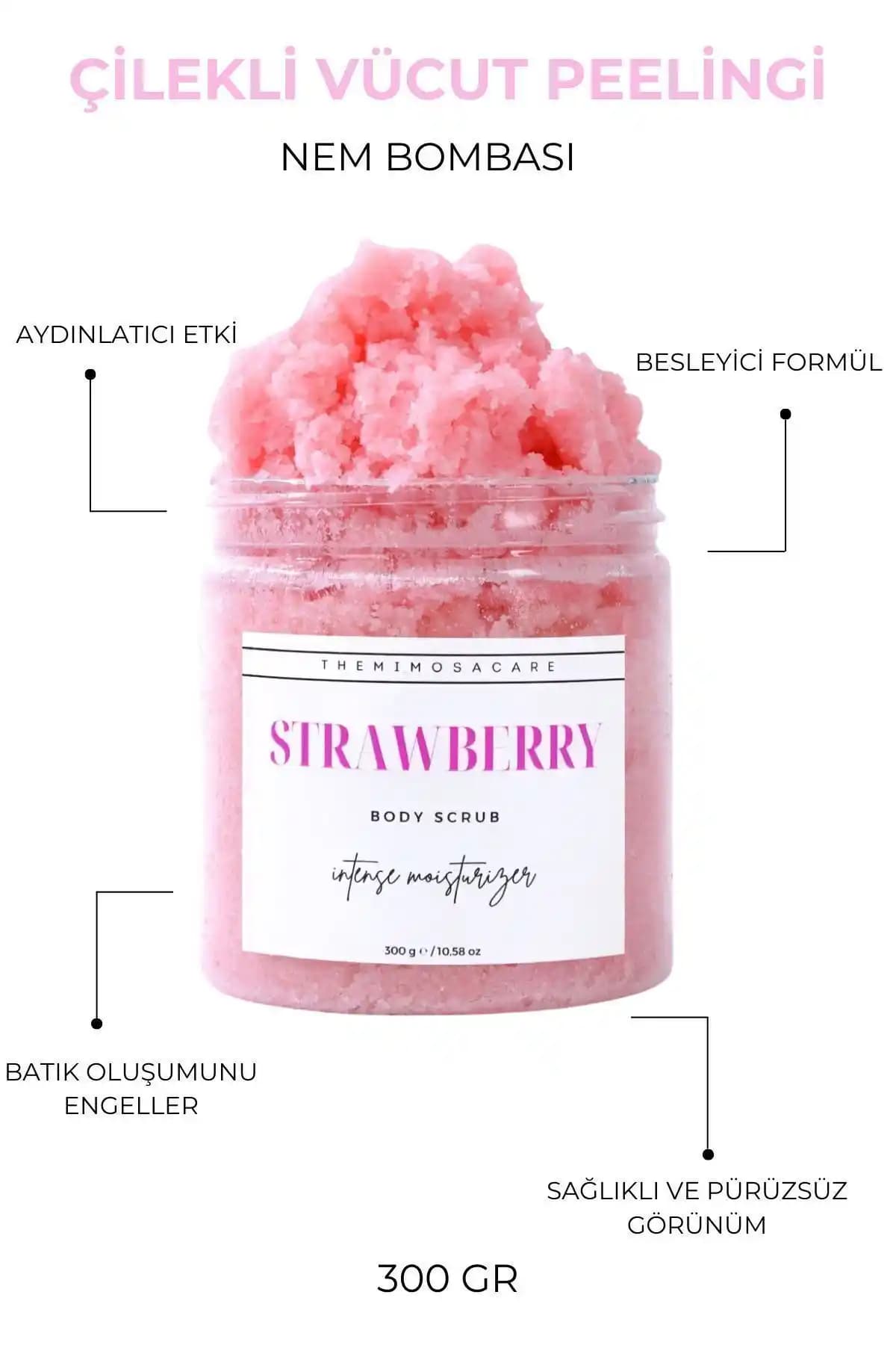 Mimosa Care Çilek Özlü Nem Bombası ve Batık Önleyici El-Vücut Peeling İncelemesi