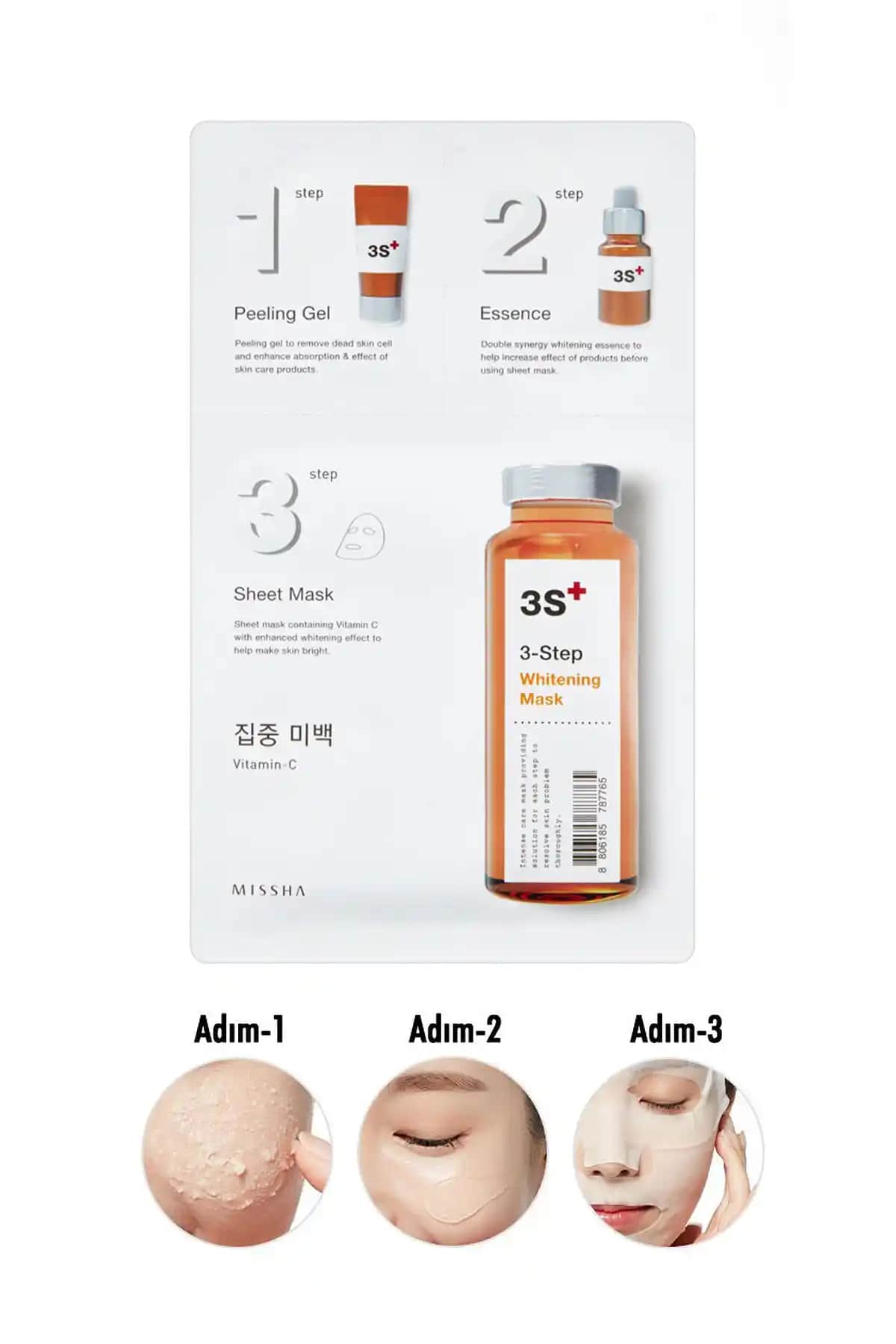 Missha 3 Aşamalı Aydınlık Görünüm Sağlayan Maske ile Cilt Parlaklığını Artırın