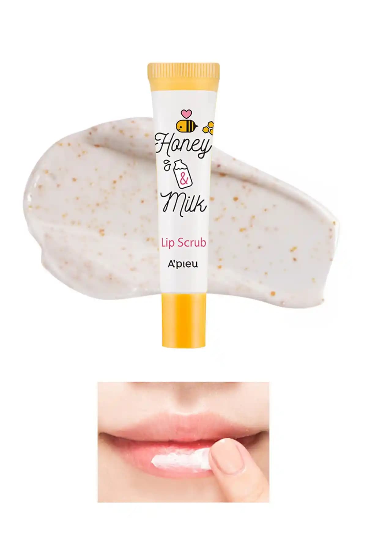 Missha A'PIEU Honey & Milk Lip Scrub Dudak Bakımında Doğal ve Etkili Çözüm