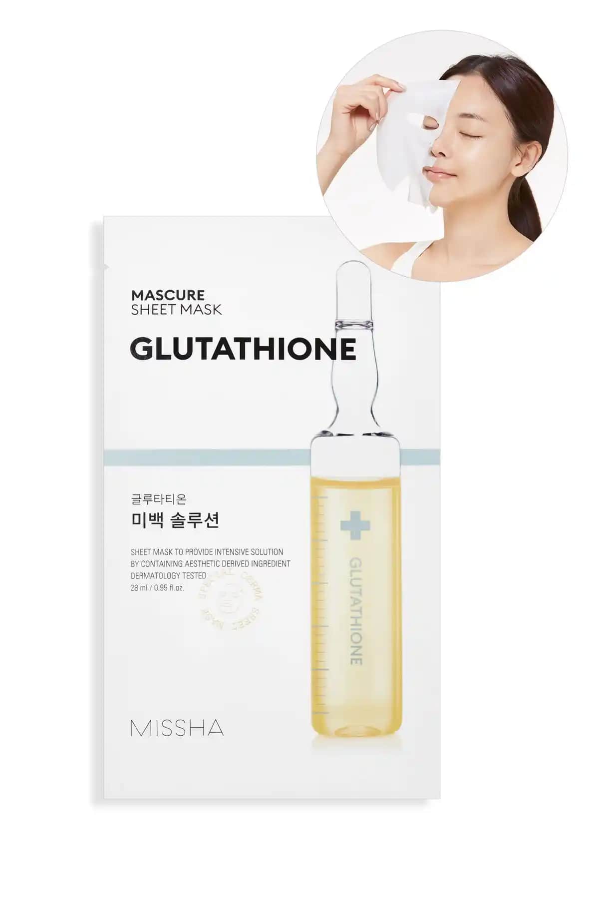 Missha Glutathione İçerikli Ayışıldayan Yaprak Maske: Cilt Aydınlatıcı ve Nemlendirici Bakım