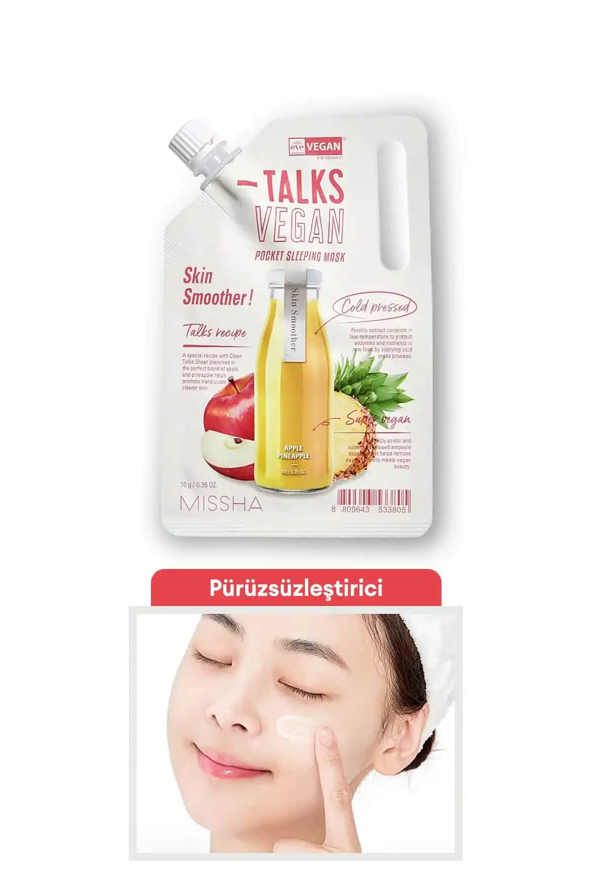 Missha Vegan Uyku Maskesi: Nemlendirici ve Pürüzsüzleştirici Gece Bakım Ürünü