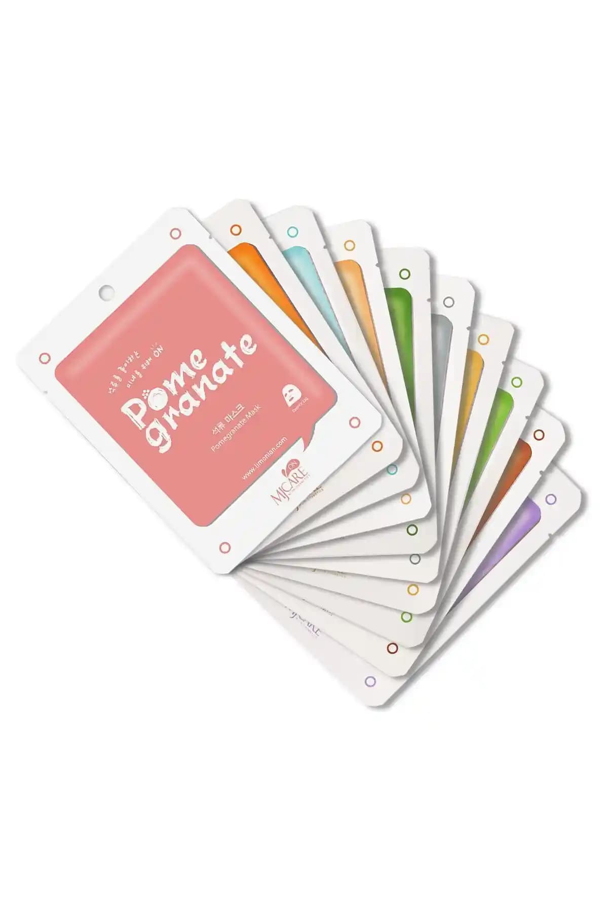 Mjcare 10'lu Karışık Yüz Maskesi: Derin Nemlendirme ve Canlandırıcı Cilt Bakımı