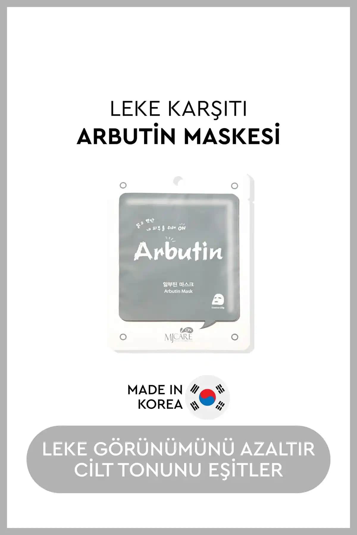 Mjcare Arbutin Özlü Yüz Maskesi: Doğal İçeriklerle Cilt Aydınlatma ve Gençlik Bakımı