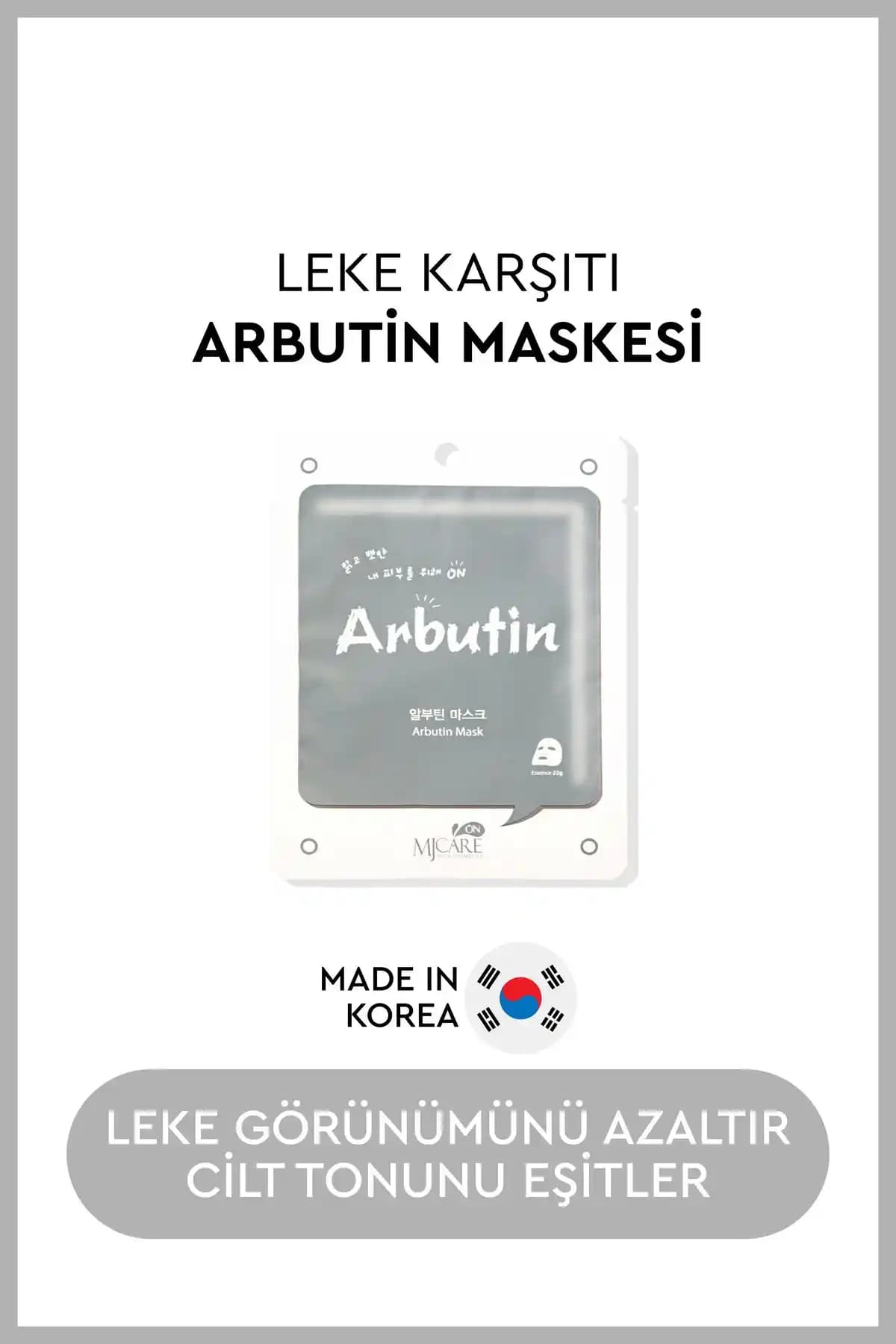Mjcare Arbutin Özlü Yüz Maskesi: Doğal İçeriklerle Cilt Aydınlatma ve Gençlik Bakımı